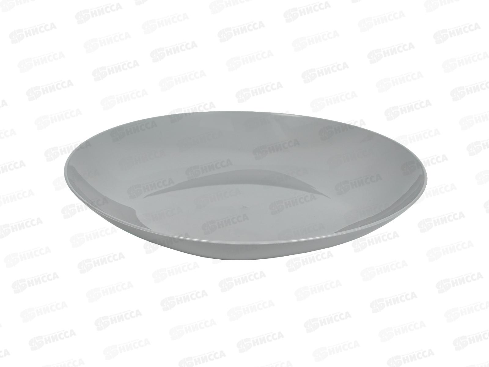 Тарелка средняя 190*25 V=0,48л серая  *120/10