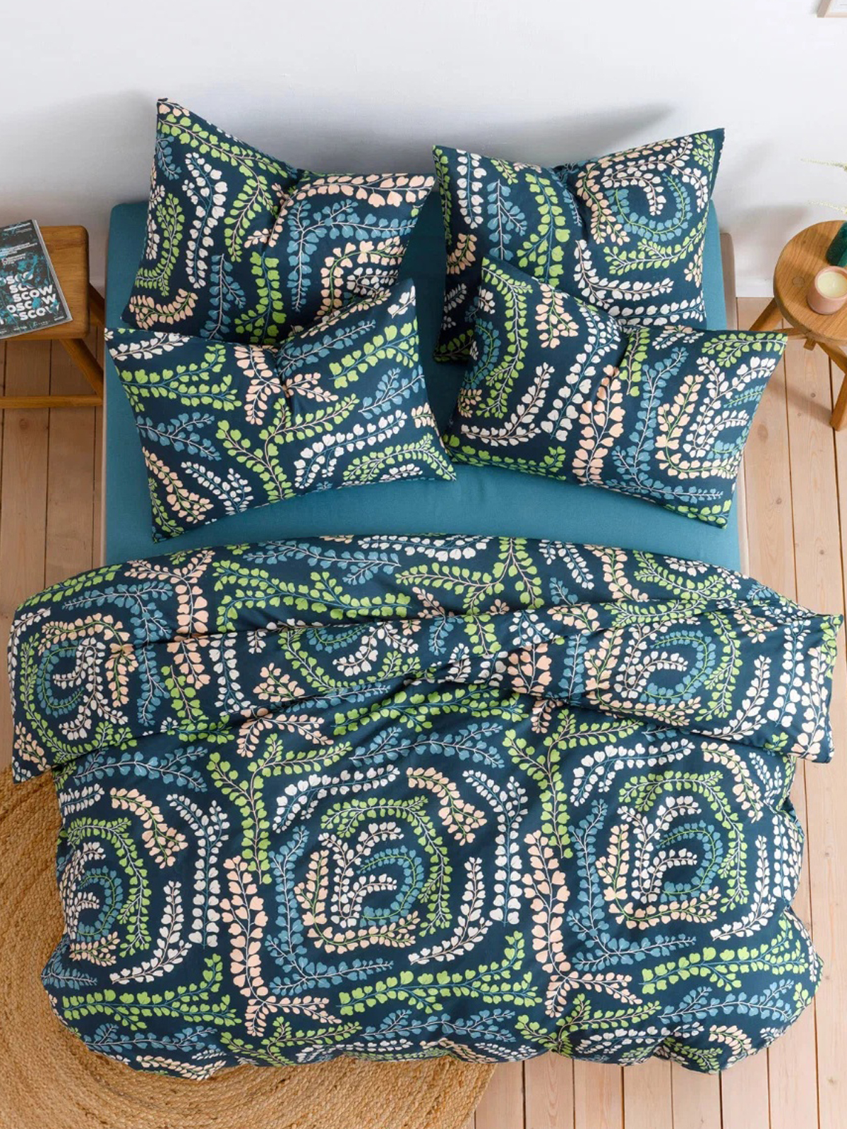 Комплект постельного белья 1,5сп Бязь 120гр НН Лабиринт растений