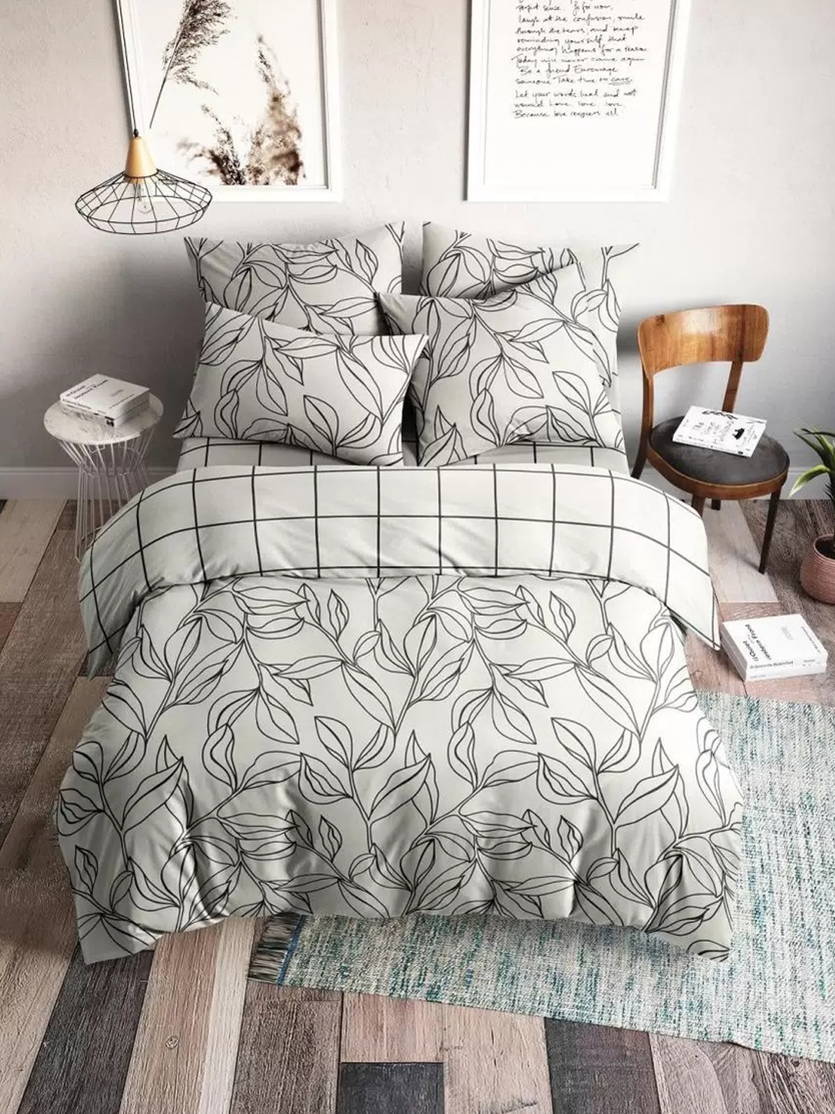 Комплект постельного белья 1,5сп Бязь 120гр НН Марша  20523-1+20524-1