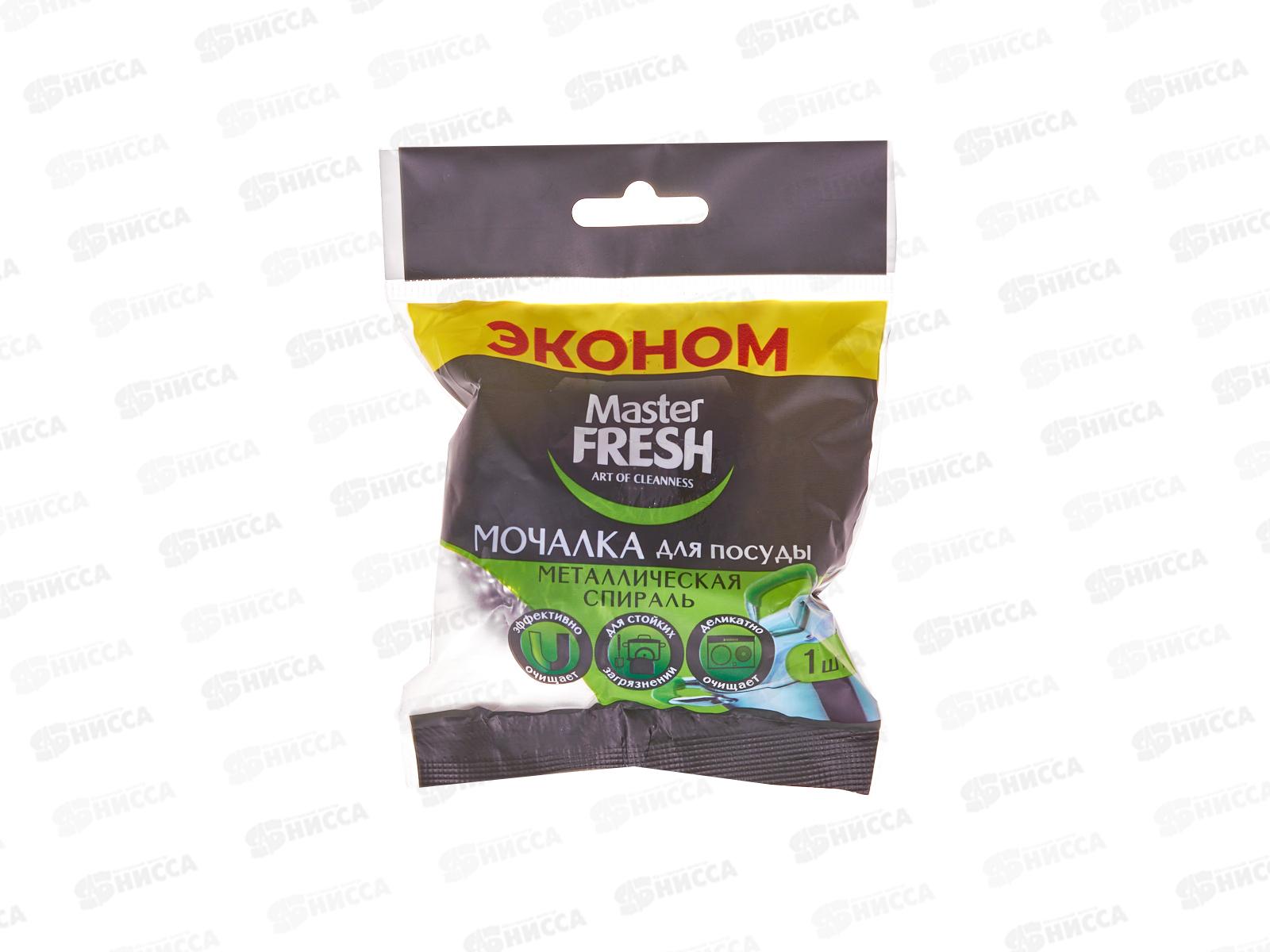 Master FRESH мочалка метал. д/посуды спираль 1шт эконом *24 С0008091