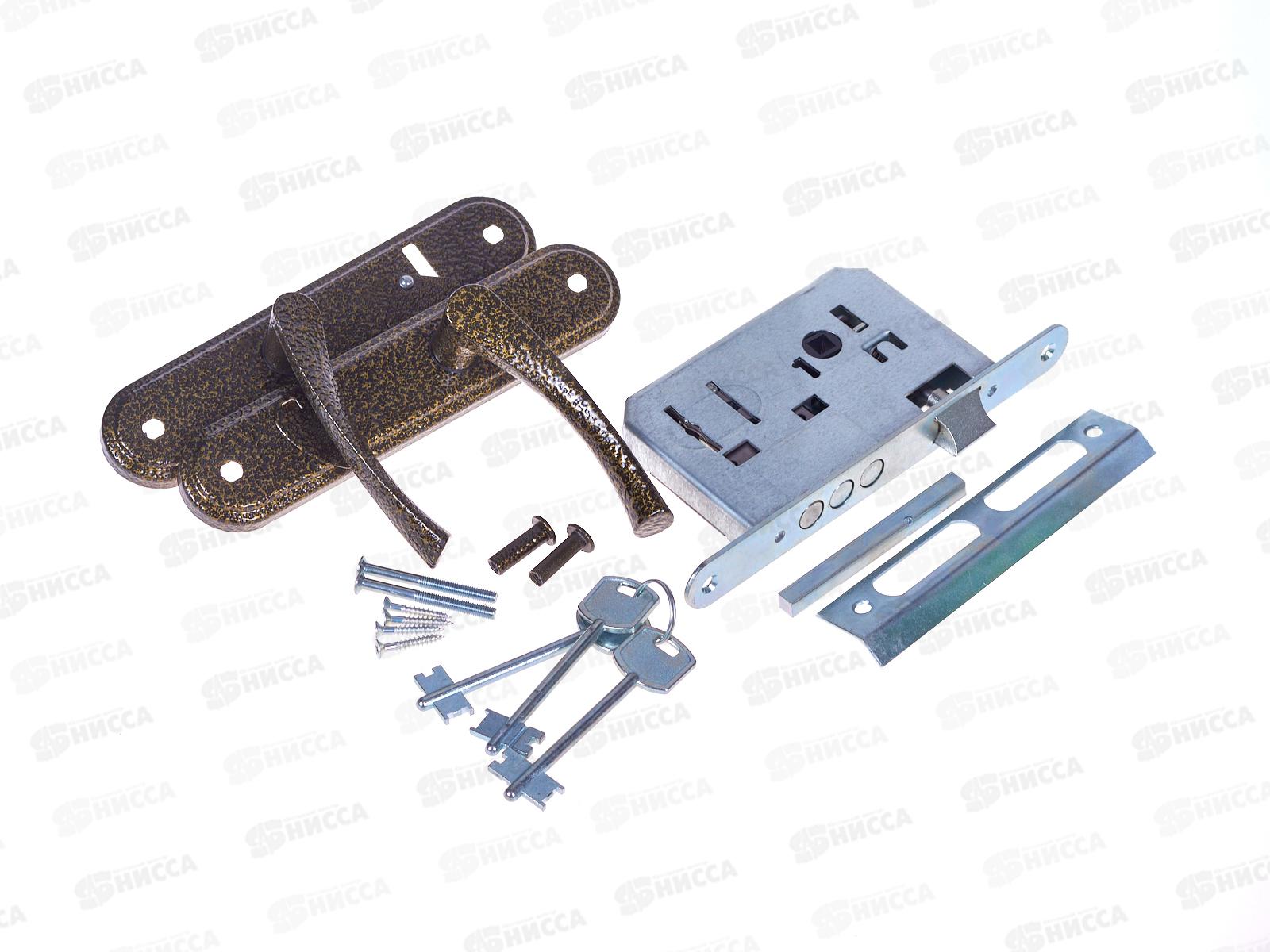 Замок врезной 3В9.1-01 сувальдный бронза Омега 305669