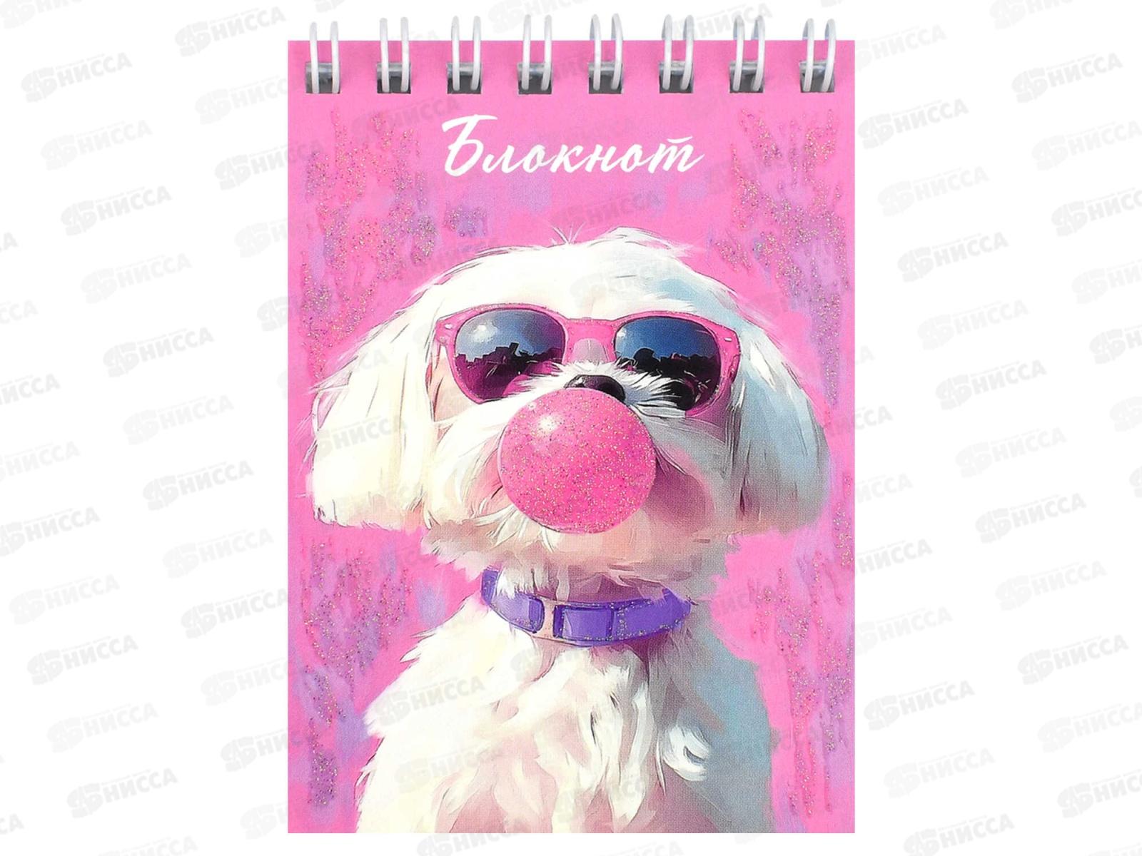 Блокнот 40л ФЕН А7 Бабл-пёс, кл., греб., 70966 *5/160