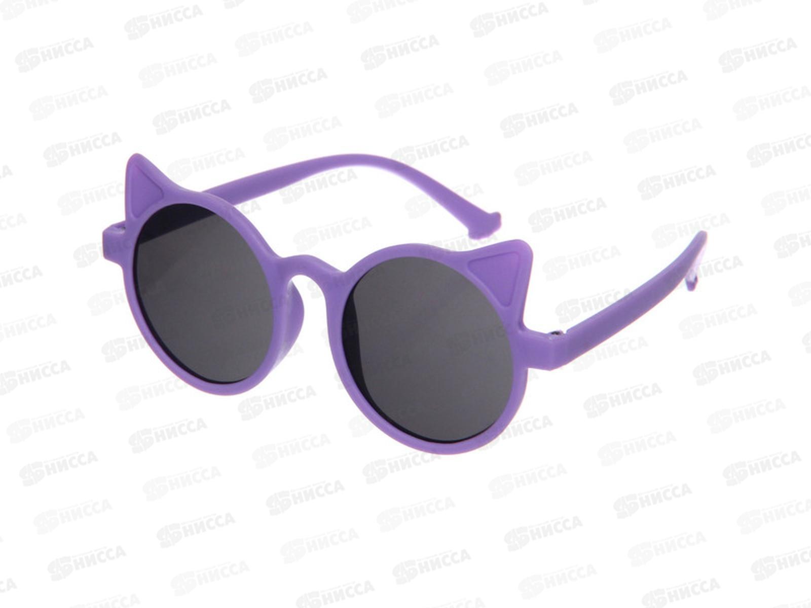 Очки солнцезащитные дет "Летоздесь" кошечки микс 743-041