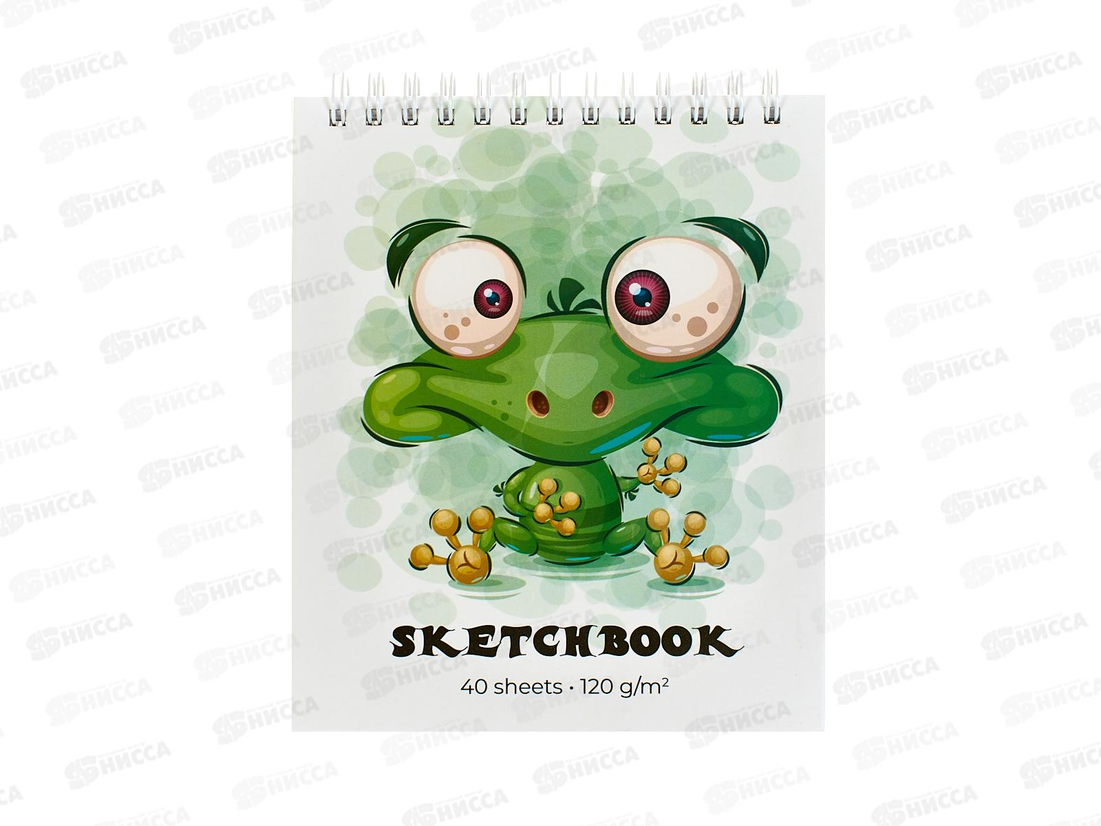 Скетчбук 40л АКАД Лягушонок Sev А6+ EAC-11280  *10/20