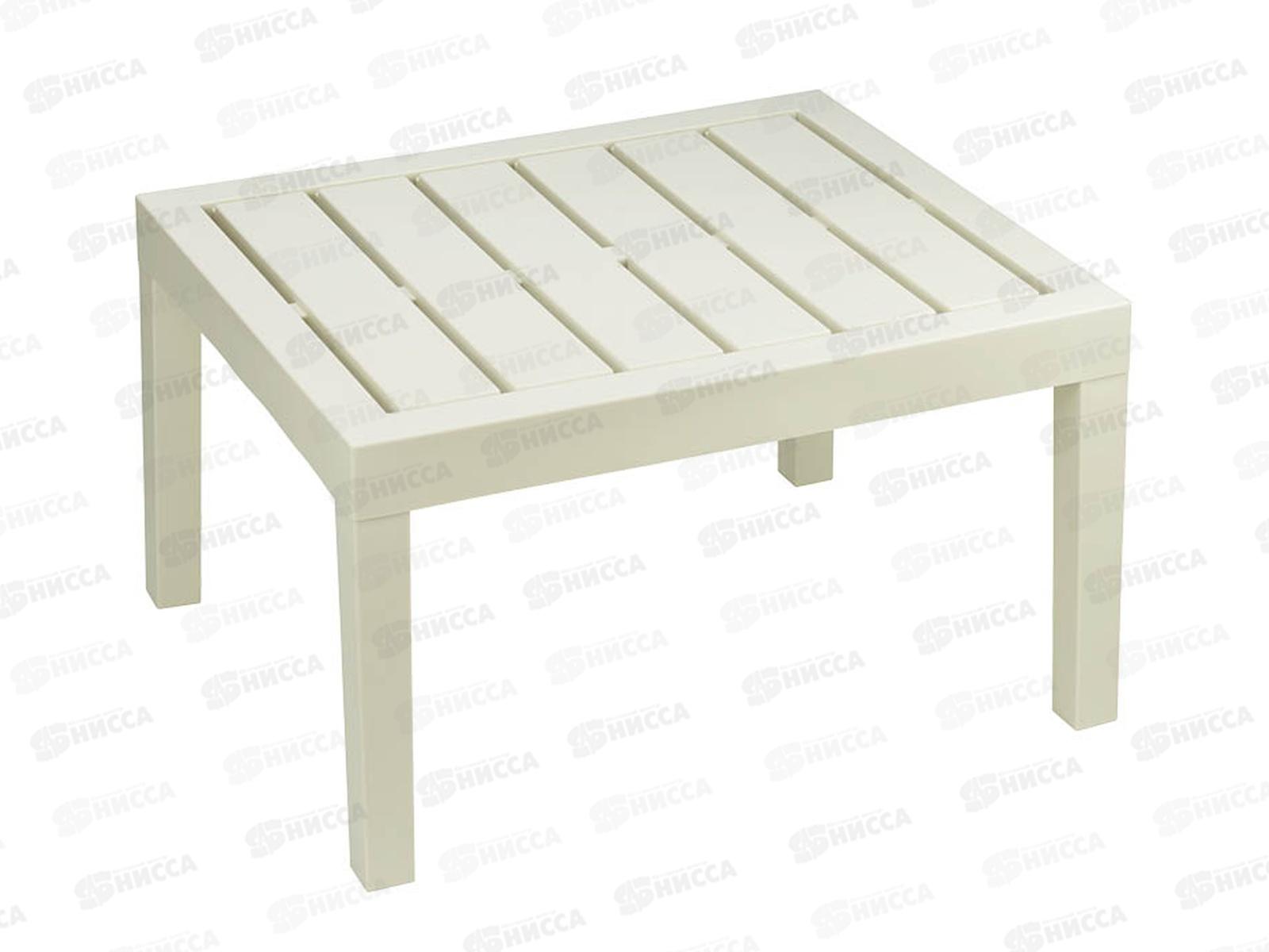 Стол &quotРЕЙКИ&quot белый ротанг М4003