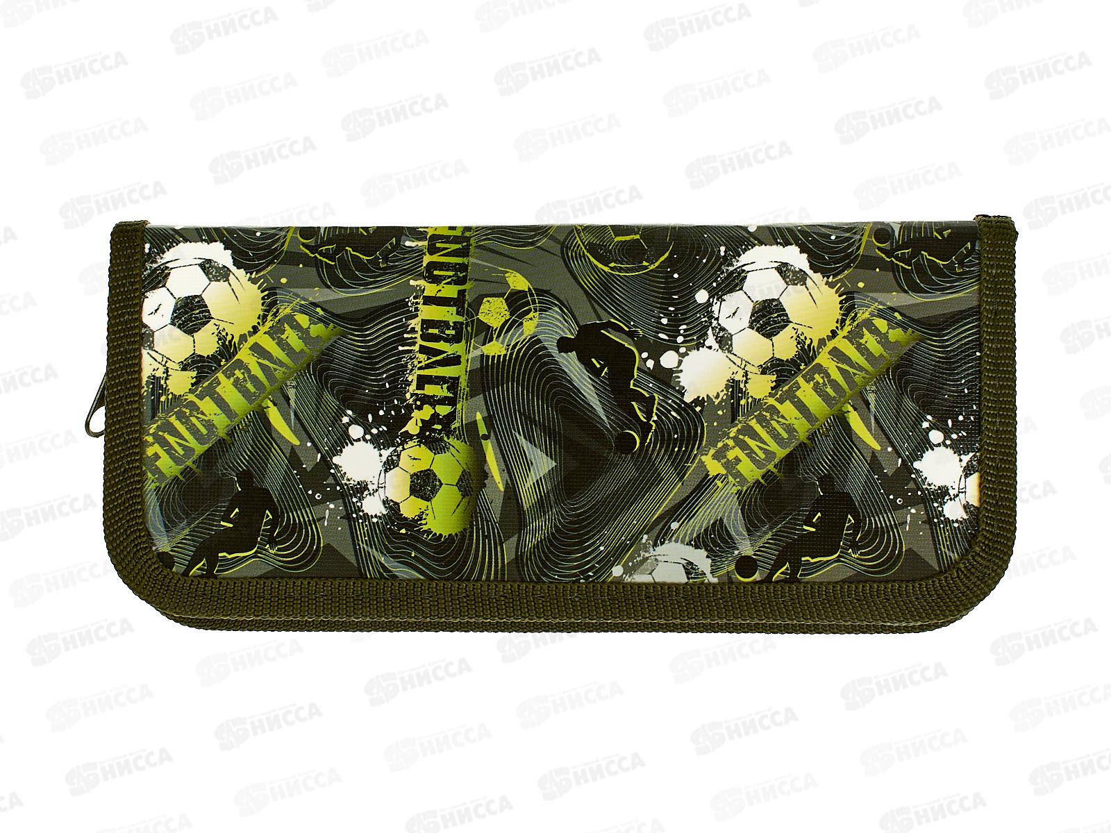 Пенал Lamark Football time 1отд., 60*195*25мм на молнии 0057 *24