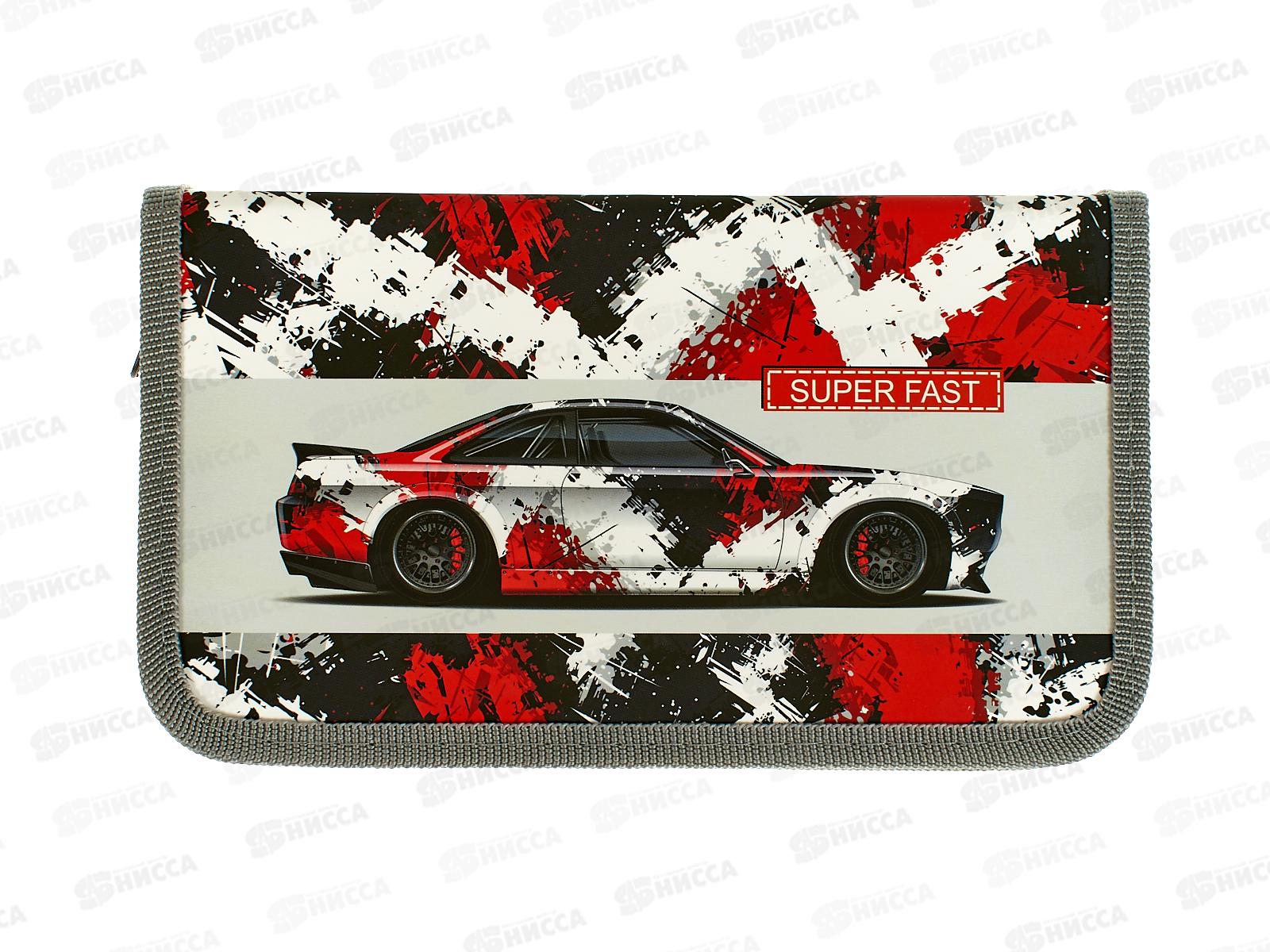 Пенал Lamark Трек 1отд., 115*205*30мм на молнии 0054 *24