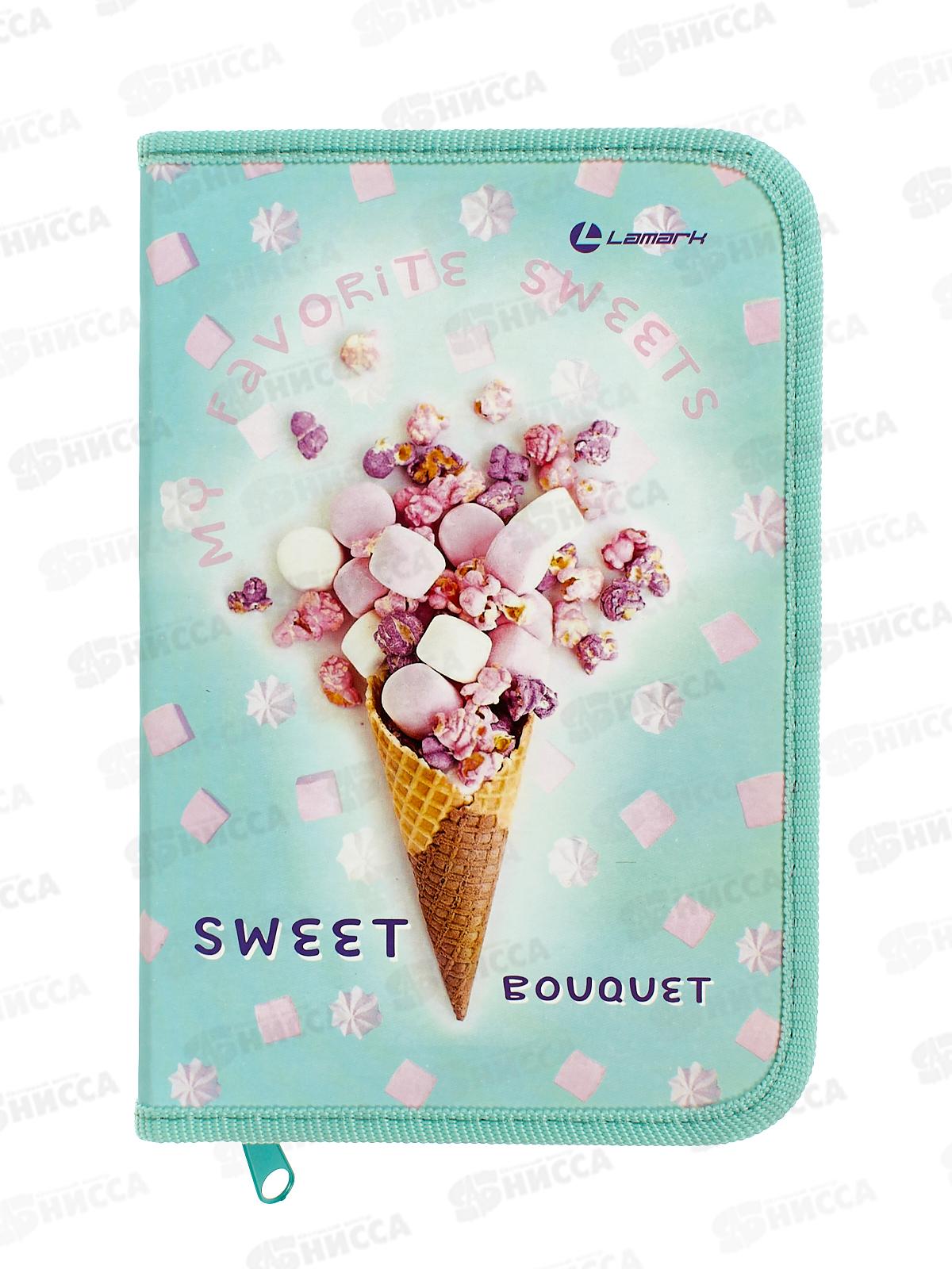 Пенал Lamark Sweet bouguet 1отд., 130*200*30мм на молнии 0055 *24