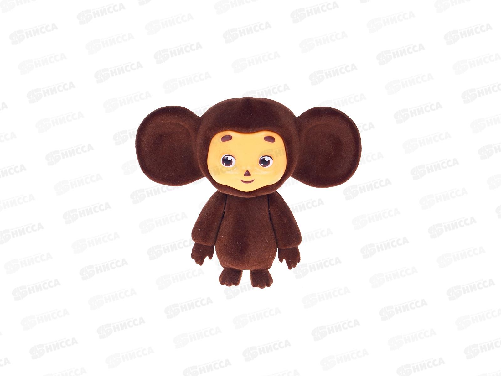 Фигурка Чебурашка 8см, флокированный, коробка FL-BOX