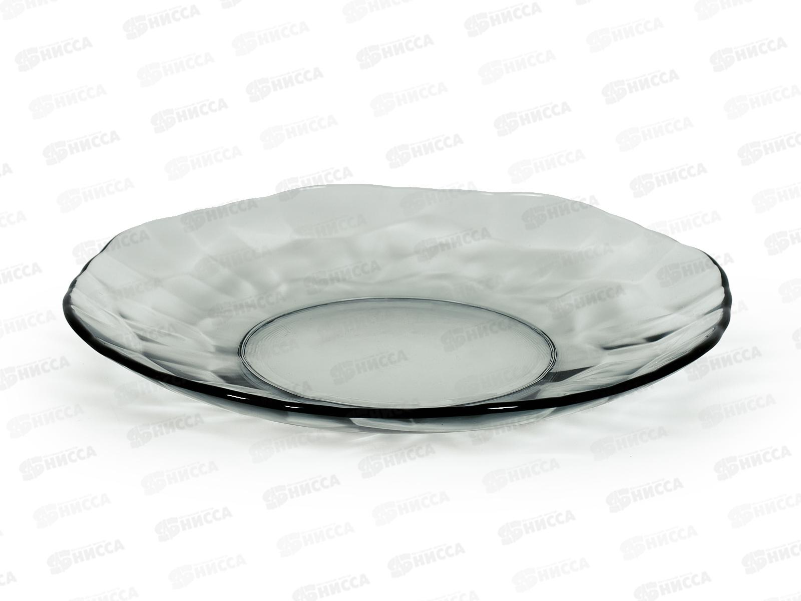 Тарелка &quotBlack Diamond&quot плоская 23см  дымка 50392 *6