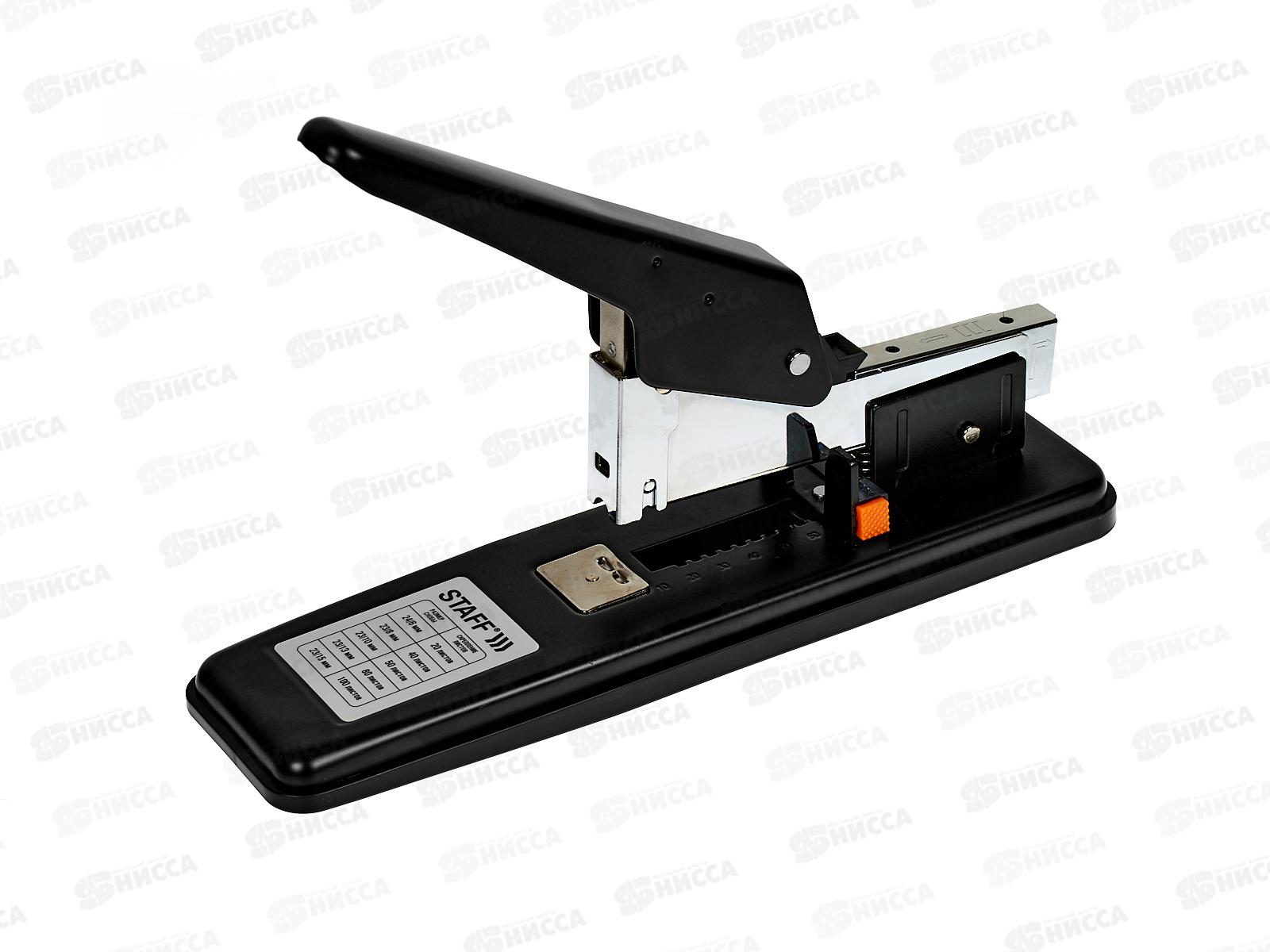 Степлер №24/6,23/15 STAFF Heavy dute eco до 100л. черный 272736 *10