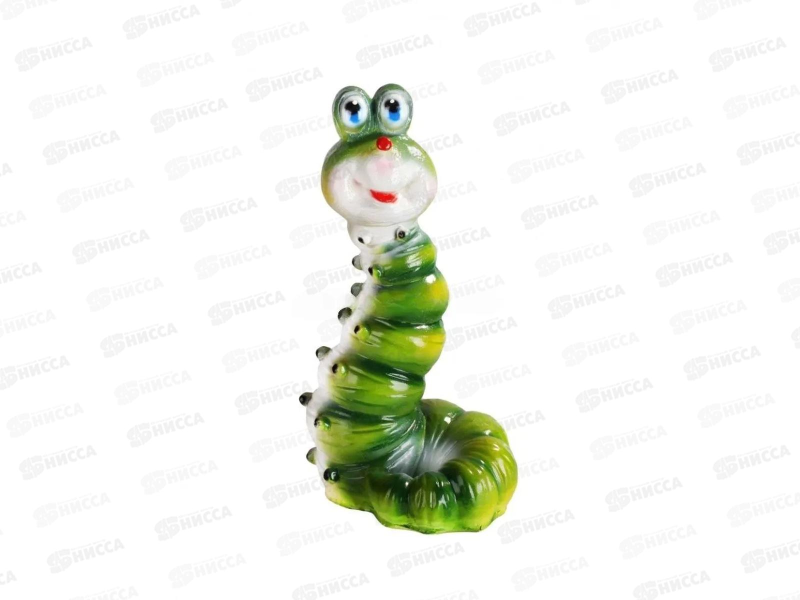 Фигура садовая из гипса "Гусеница" (140*300мм) арт.21