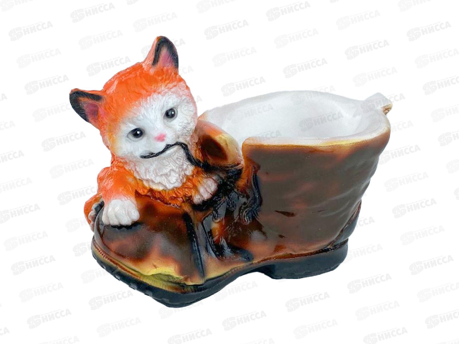 Кашпо "Башмак с котенком" (210*270мм) арт.90