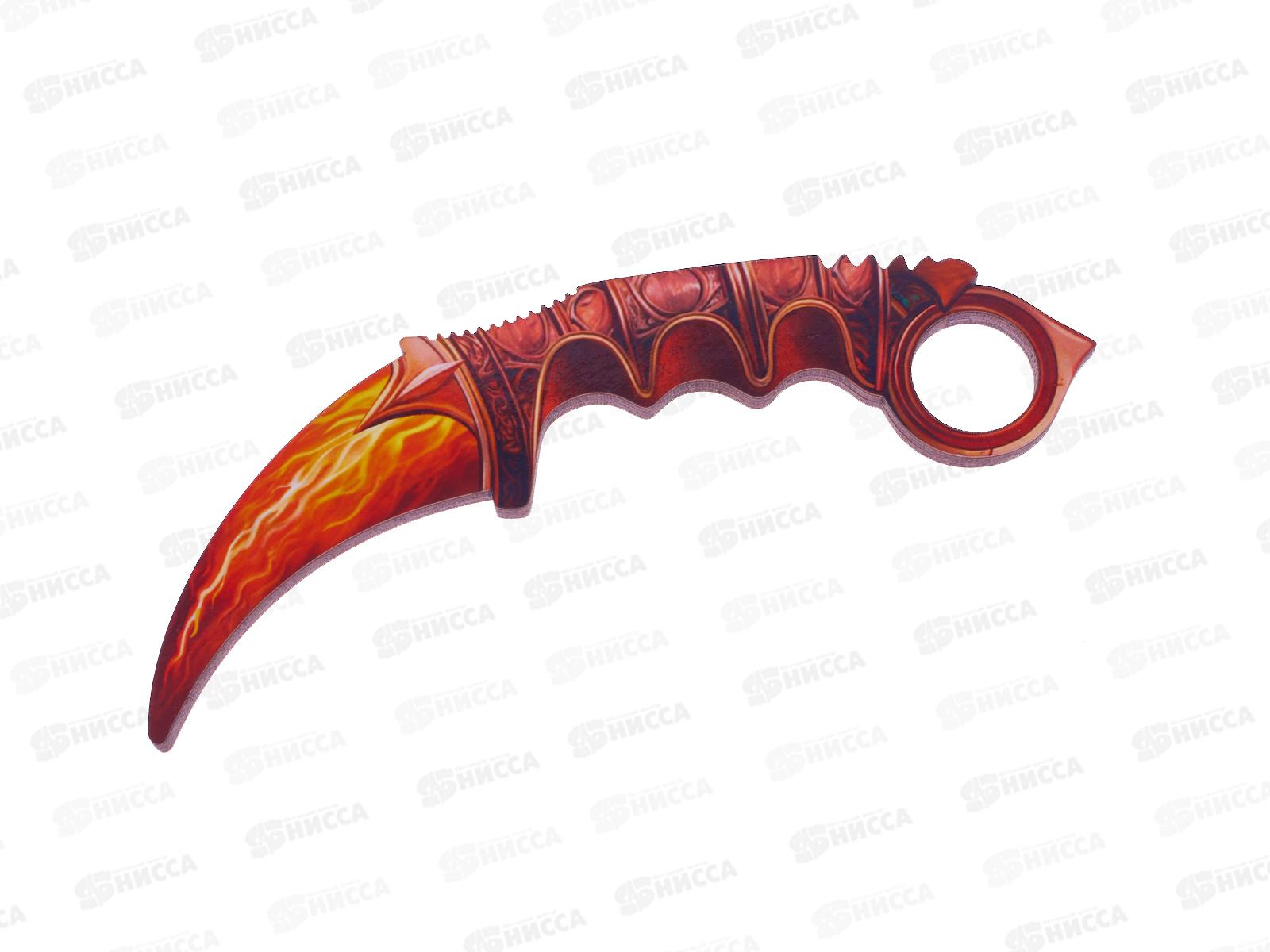 Керамбит &quotПламя&quot дерево 9*20см 8336419