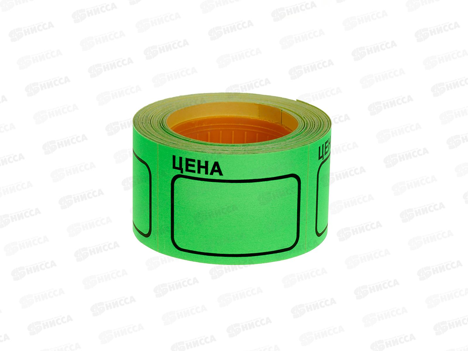 Ценник BASIR 50*35 170шт рул., зеленый, МС-602-2 *5/100/600