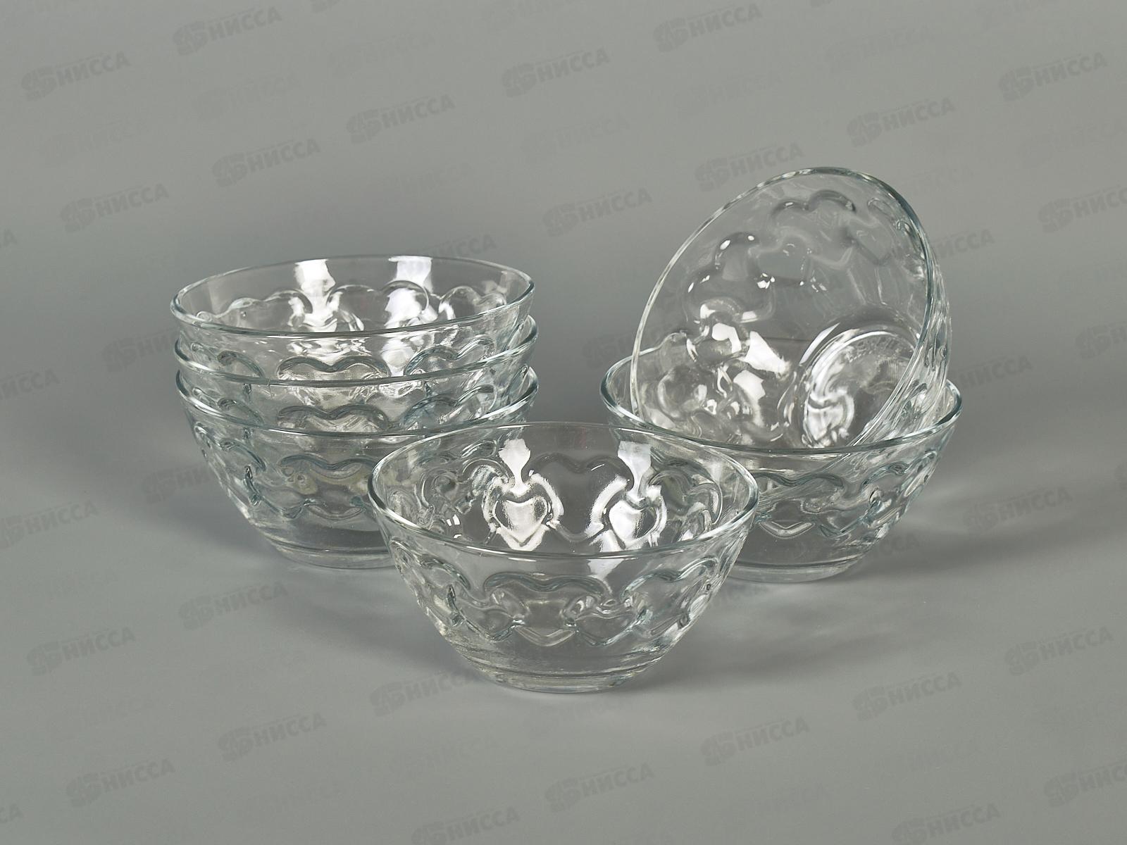 Набор 6 салатников D9см Lovely VL7240GCL в подар упак