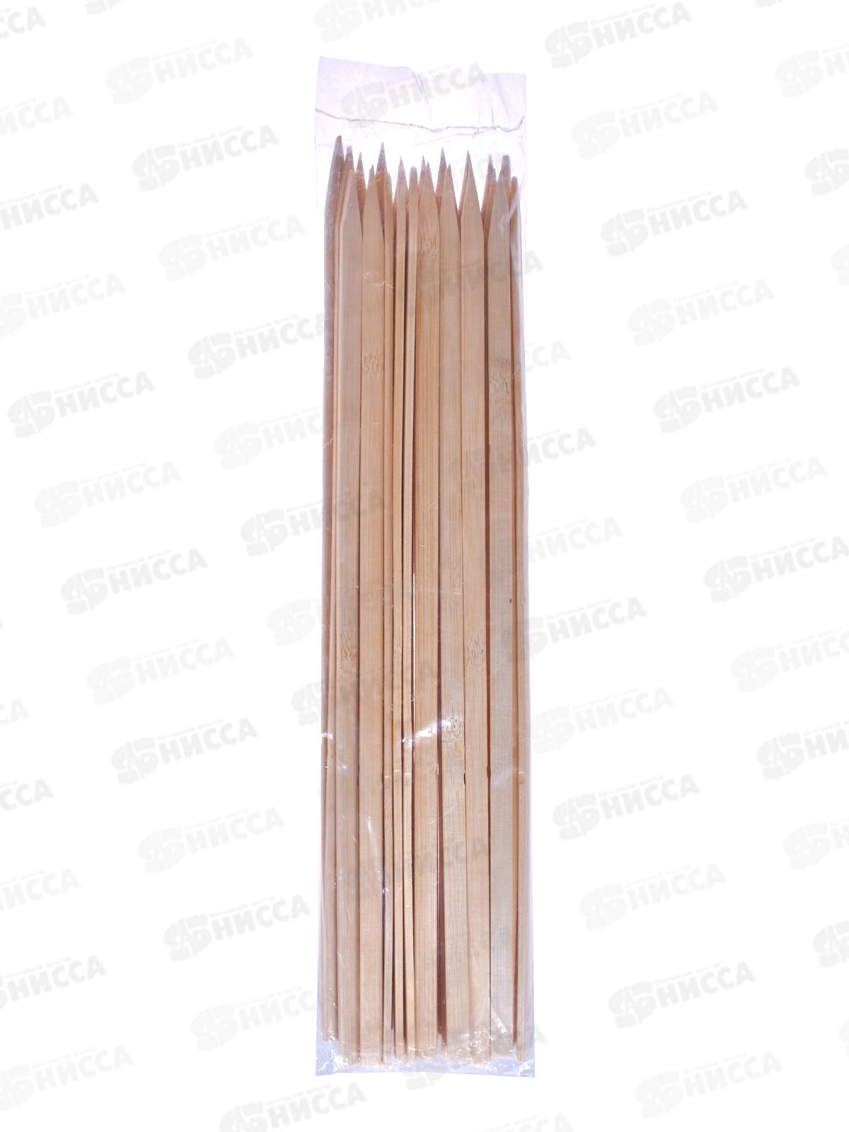 Шампур дерево 35*0,7*0,2см квадрат 25шт 1418978