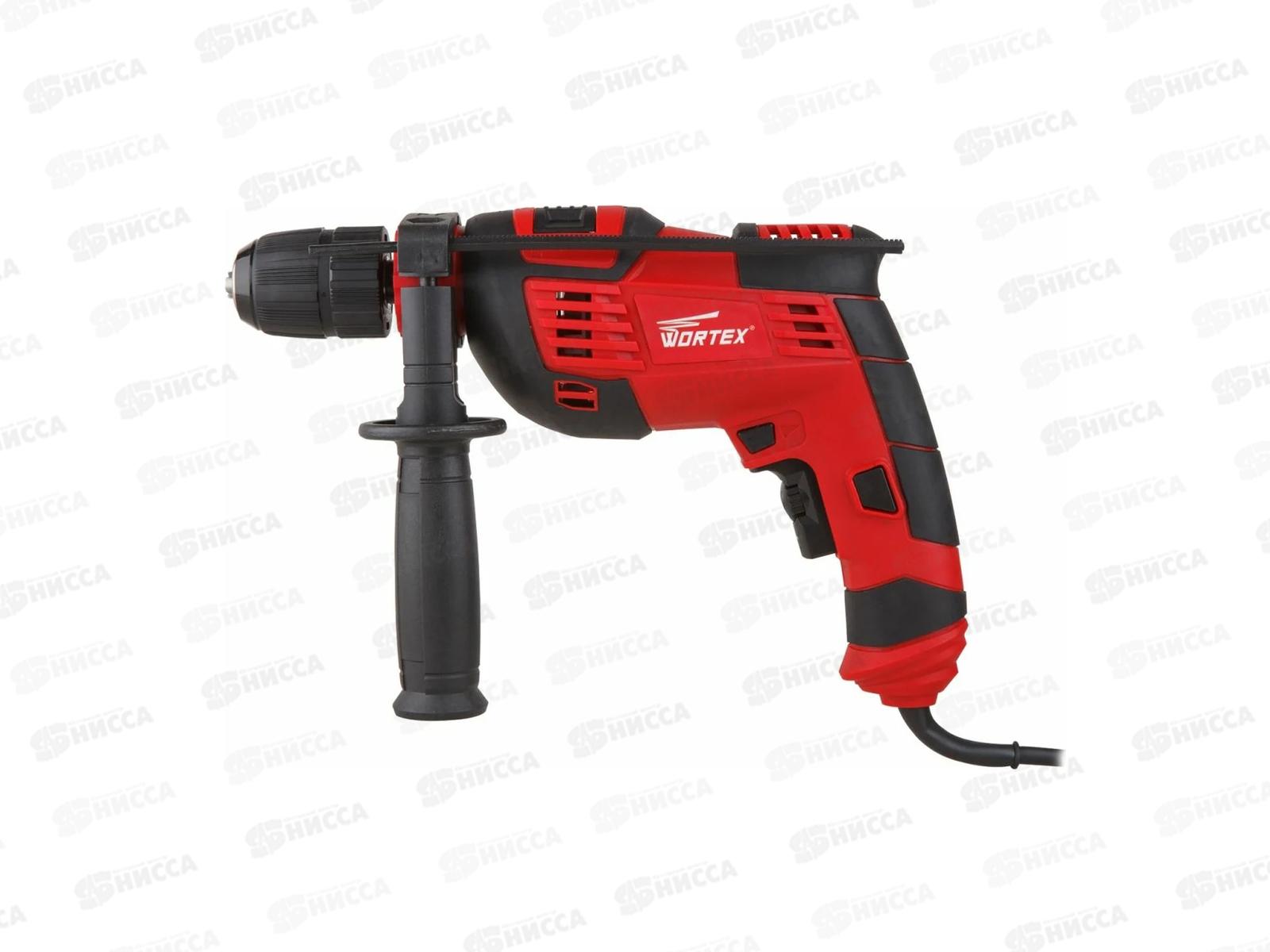 Дрель ударная  650Вт WORTEX DS 1308  1скор,  25мм