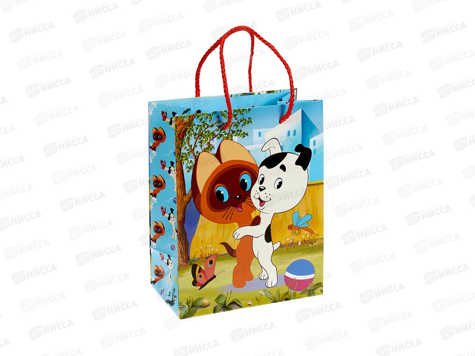 Пакет подарочный 18х23х10см m Глянцевый Союзмультфильм, PM-127493-CG  *12