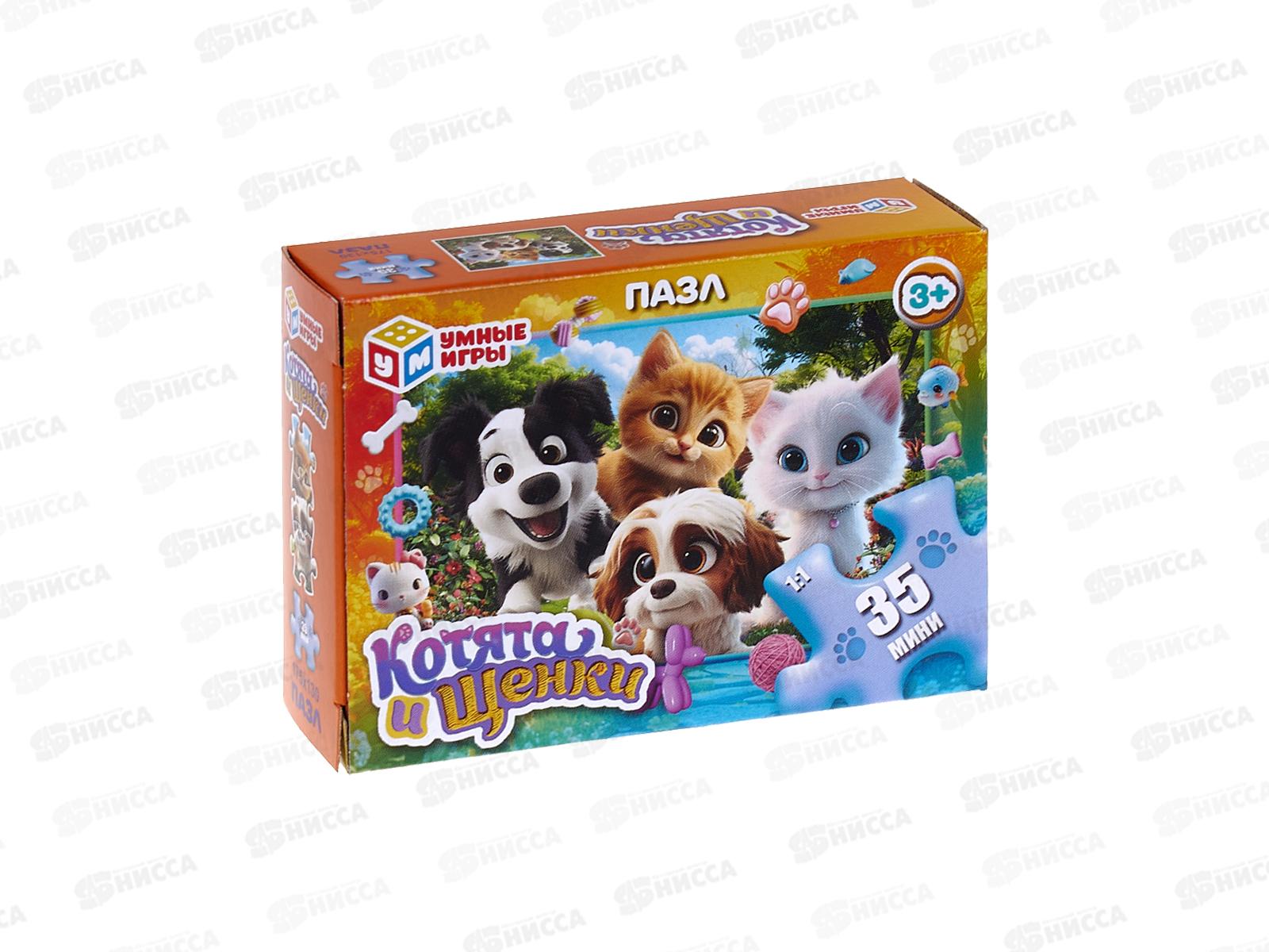 ПАЗ 0035 Котята и щенки, 29810 "Умные игры"  *32
