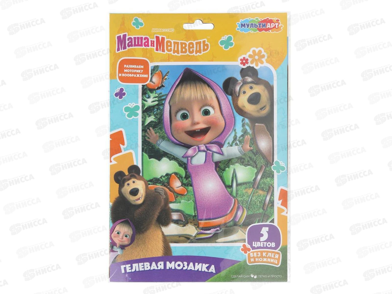 Мозаика гелевая Маша и Медведь, GEL-127193