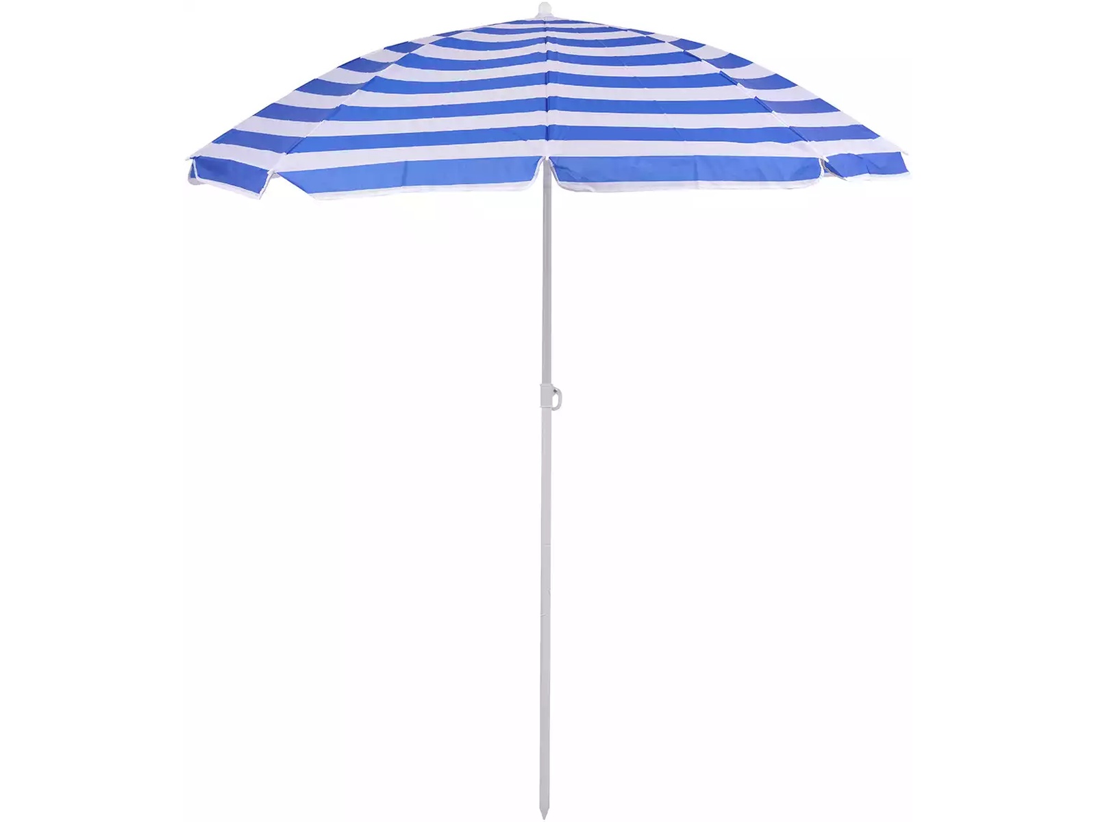 Зонт пляжный d-170см высота 185см blue-white RUSH WAY, 437469 *12  гб