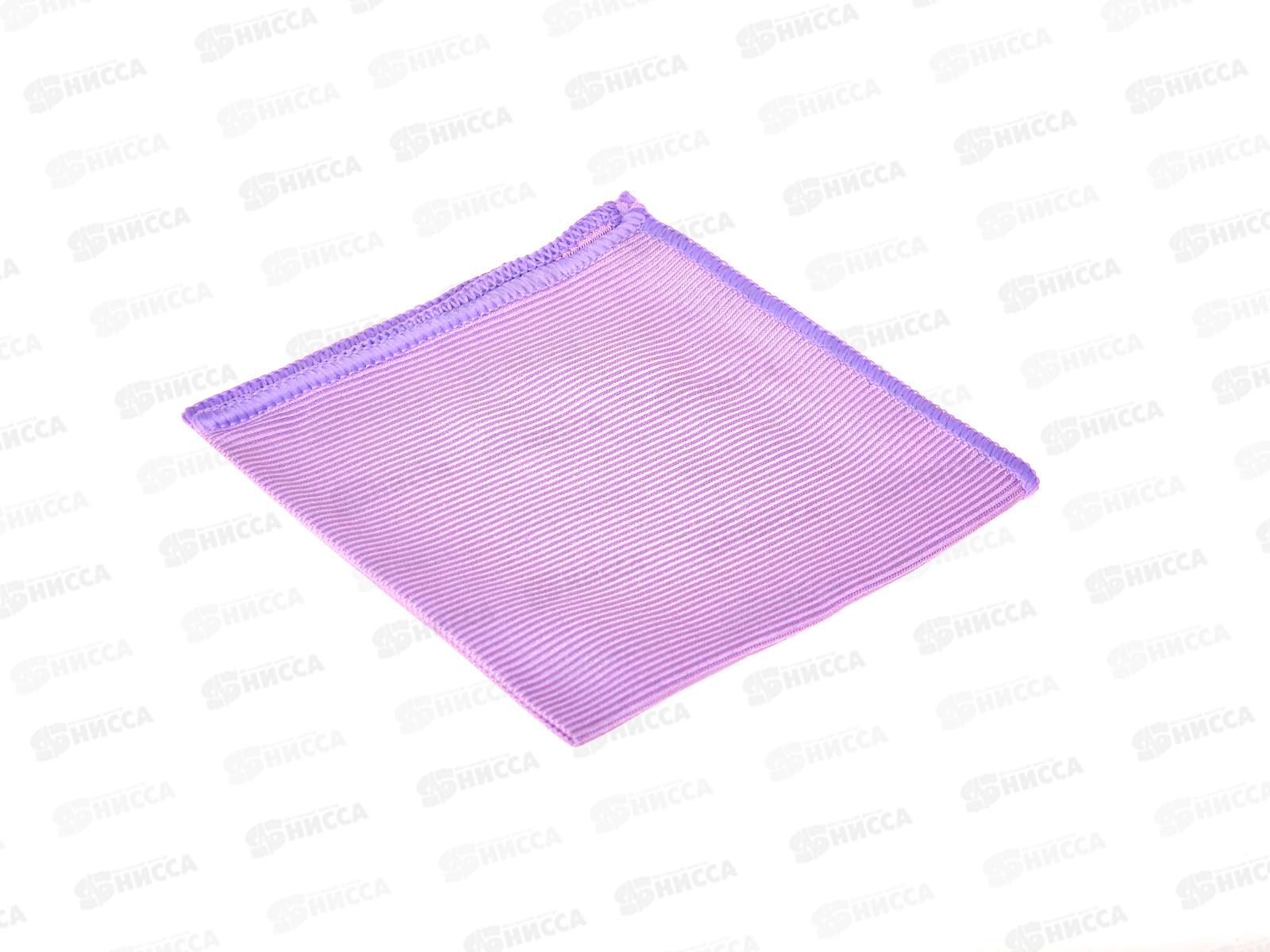 Салфетка д/зеркал &quotУмничка&quot микрофибра 30*30см 1шт *60 МП