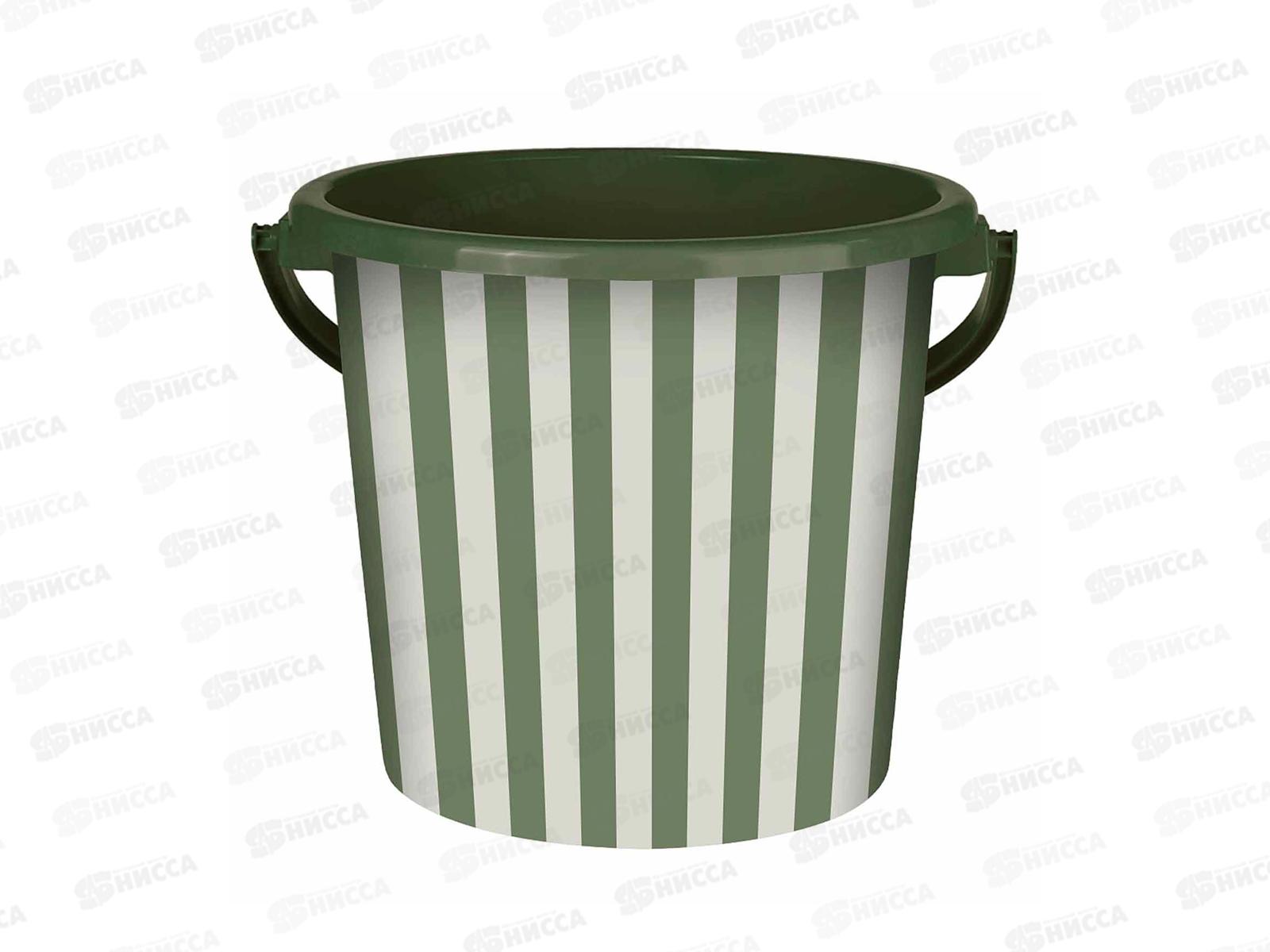 Ведро 10л &quotСиеста&quot полоска ВР-1949 *10