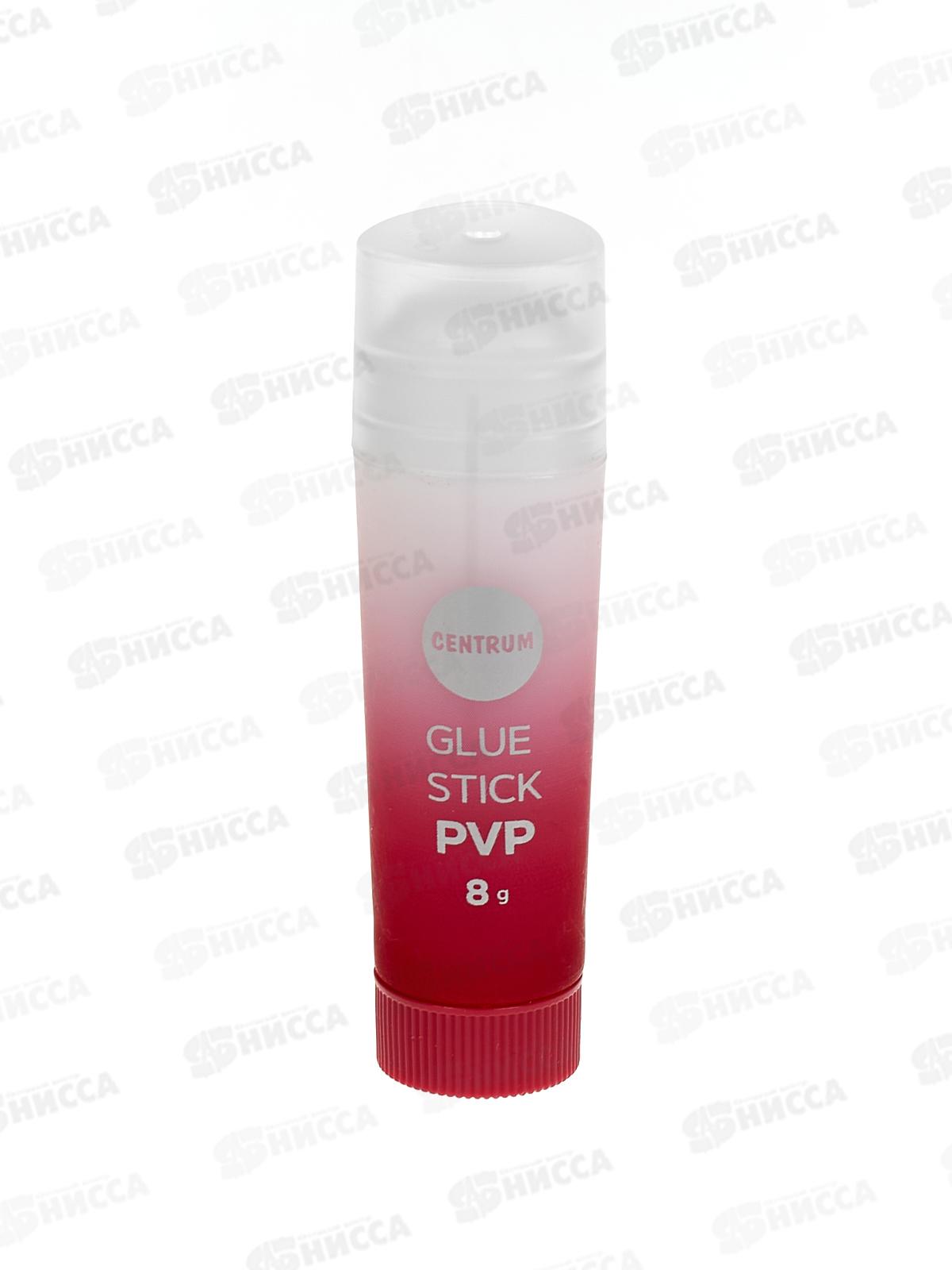 Клей карандаш CENTRUM ПВП 8г,треугольный, 80320 *24/384