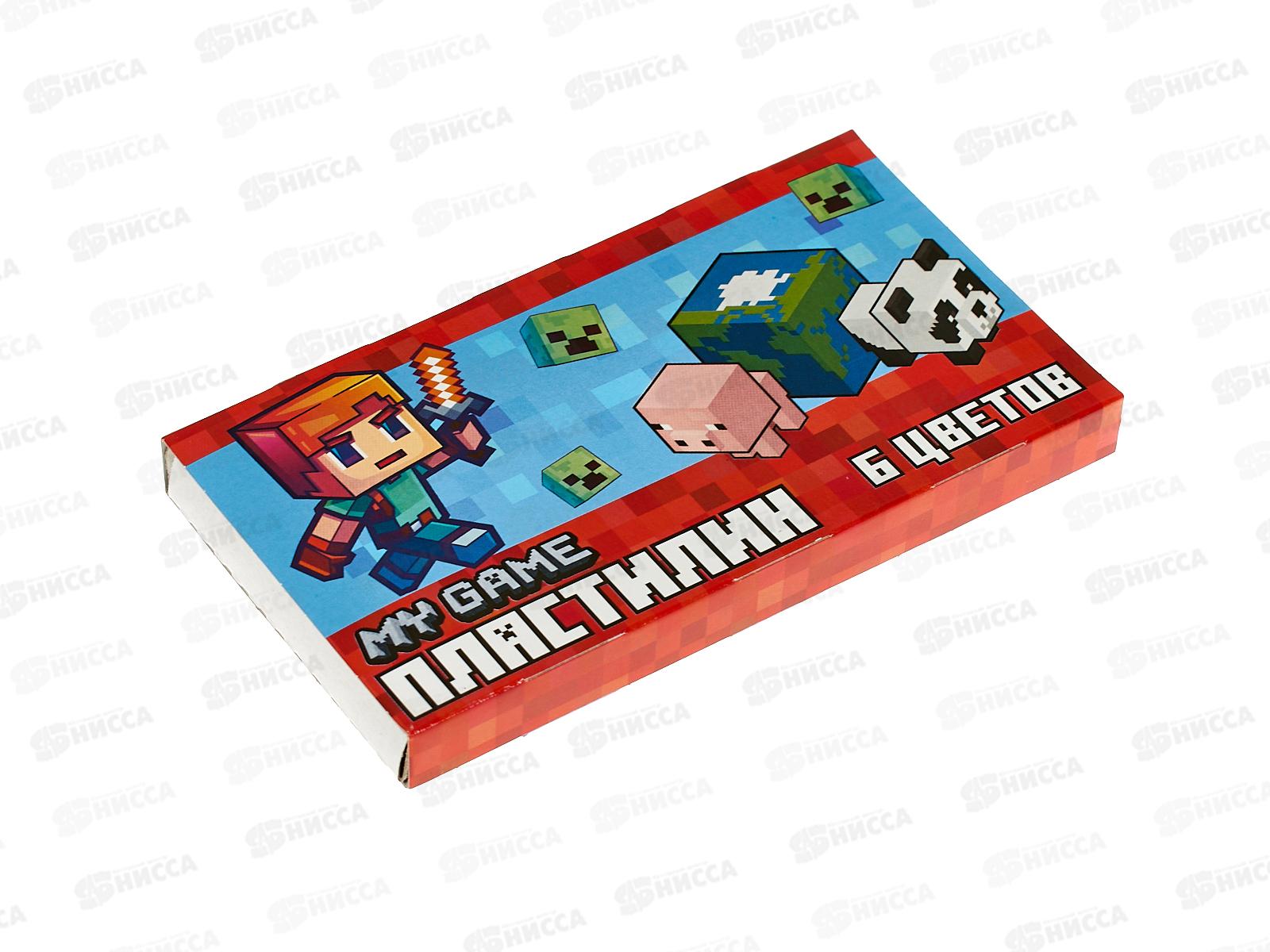 Пластилин  6цв 120г CENTRUM My Game, к/у, 77339 *28