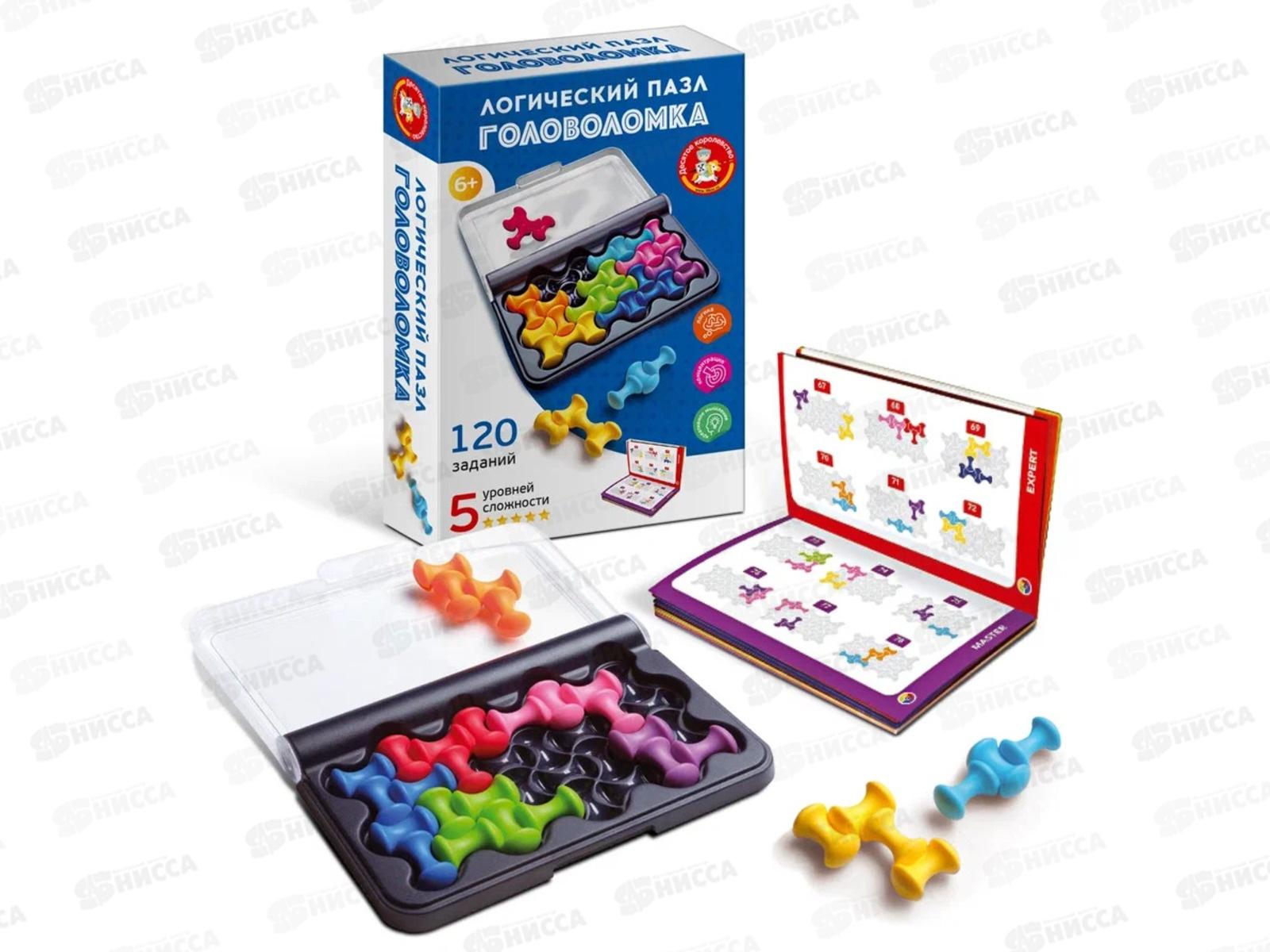 Игра головоломка "Логический пазл" фигурная 8эл 70057 Учись играя