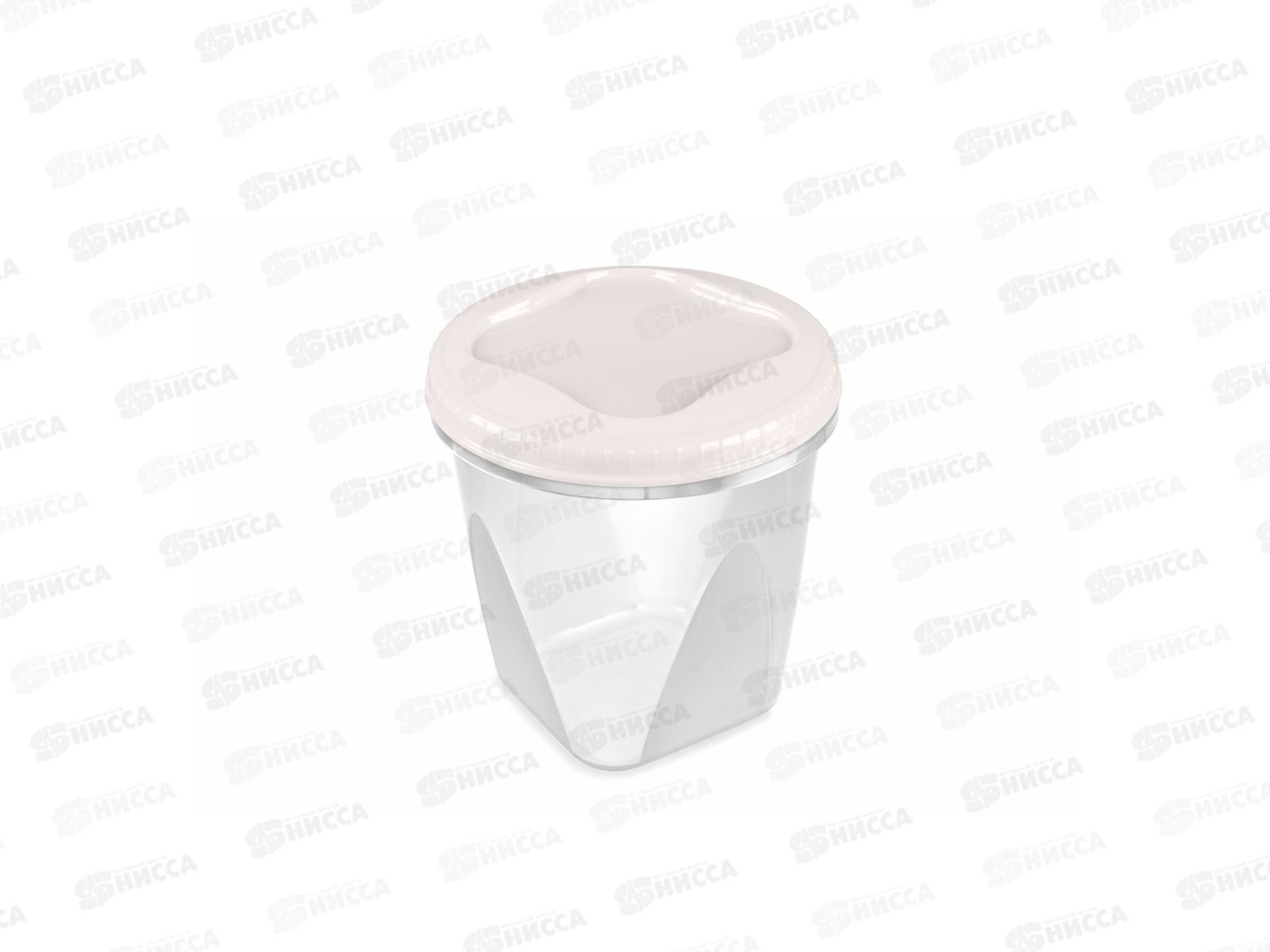 Банка с завинч кр Тондо 0,65л С285КРЕМ кремовая *20