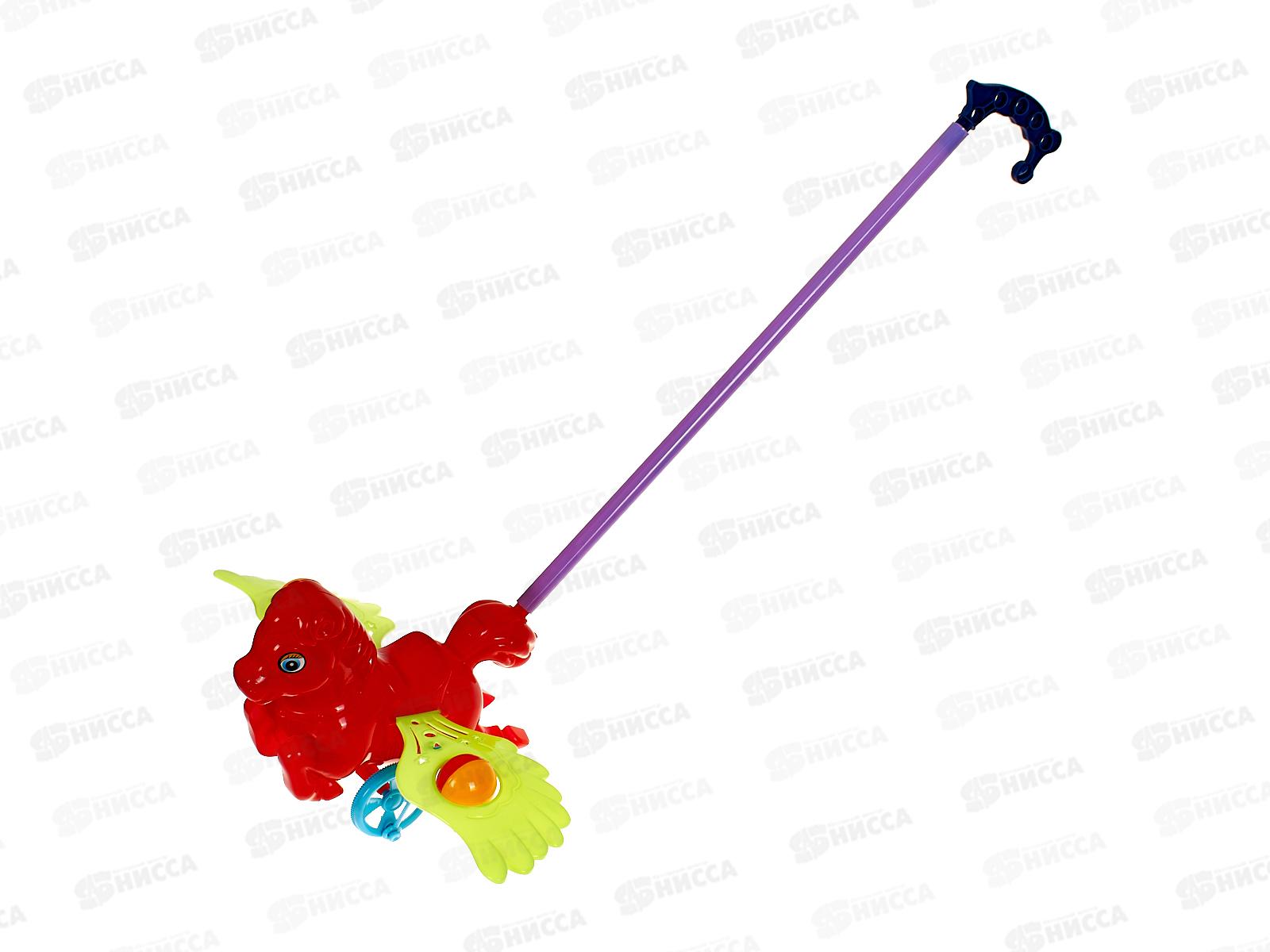 Каталка на палочке &quotМаленький пегас&quot микс 1001276