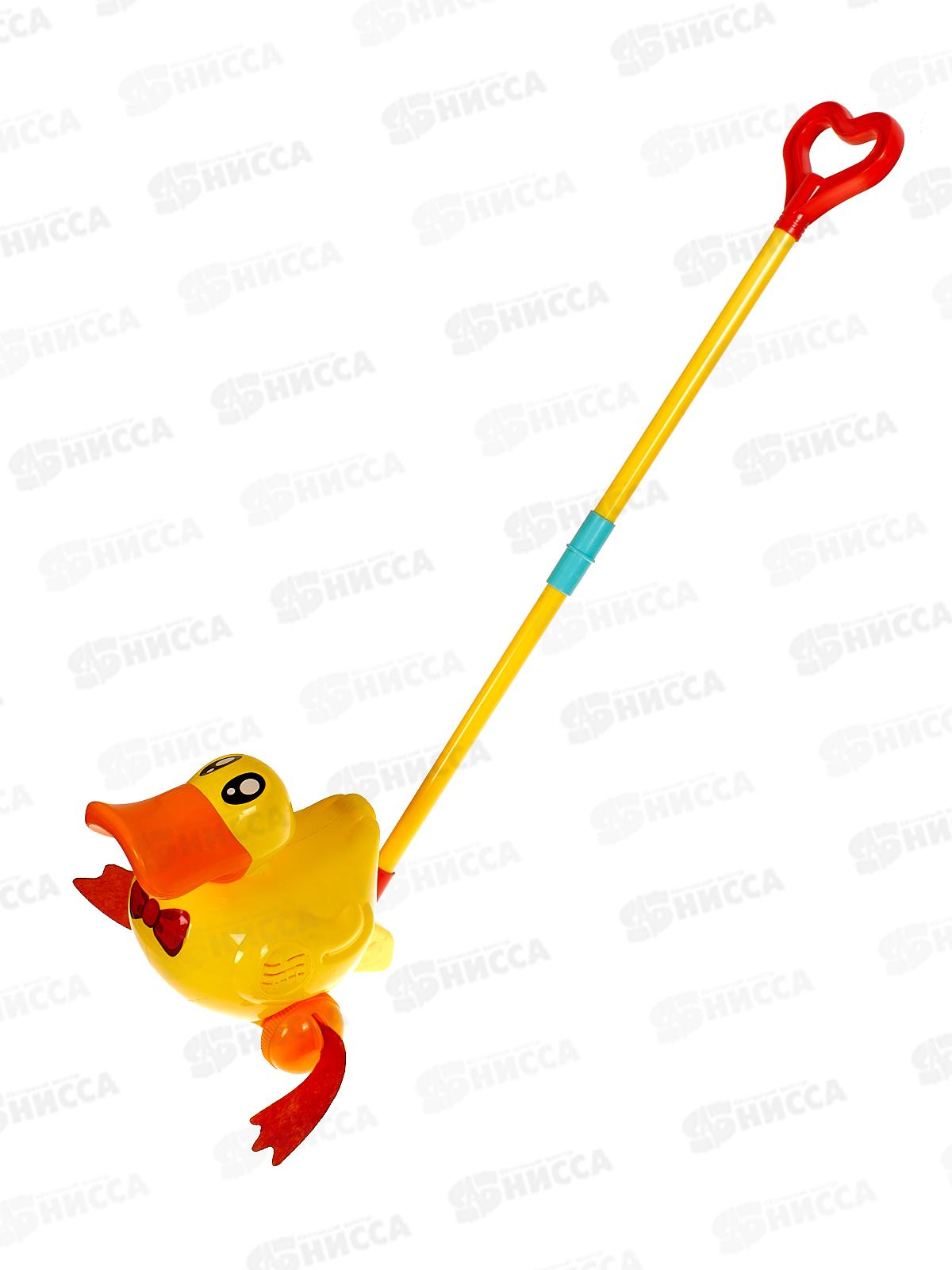 Каталка на палочке &quotУточка&quot со звуком, 1001982