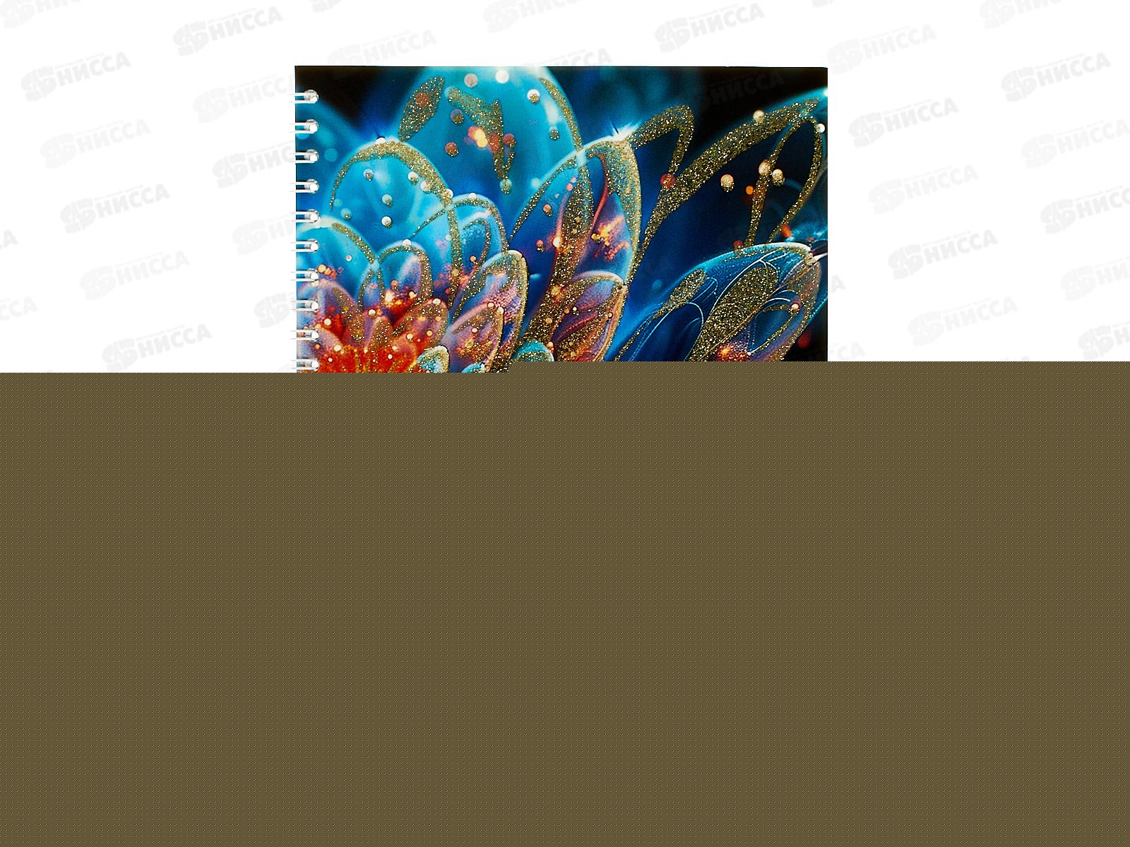 Тетрадь 48л кл. Апплика Золотой Цветок греб. С0245-140 *80