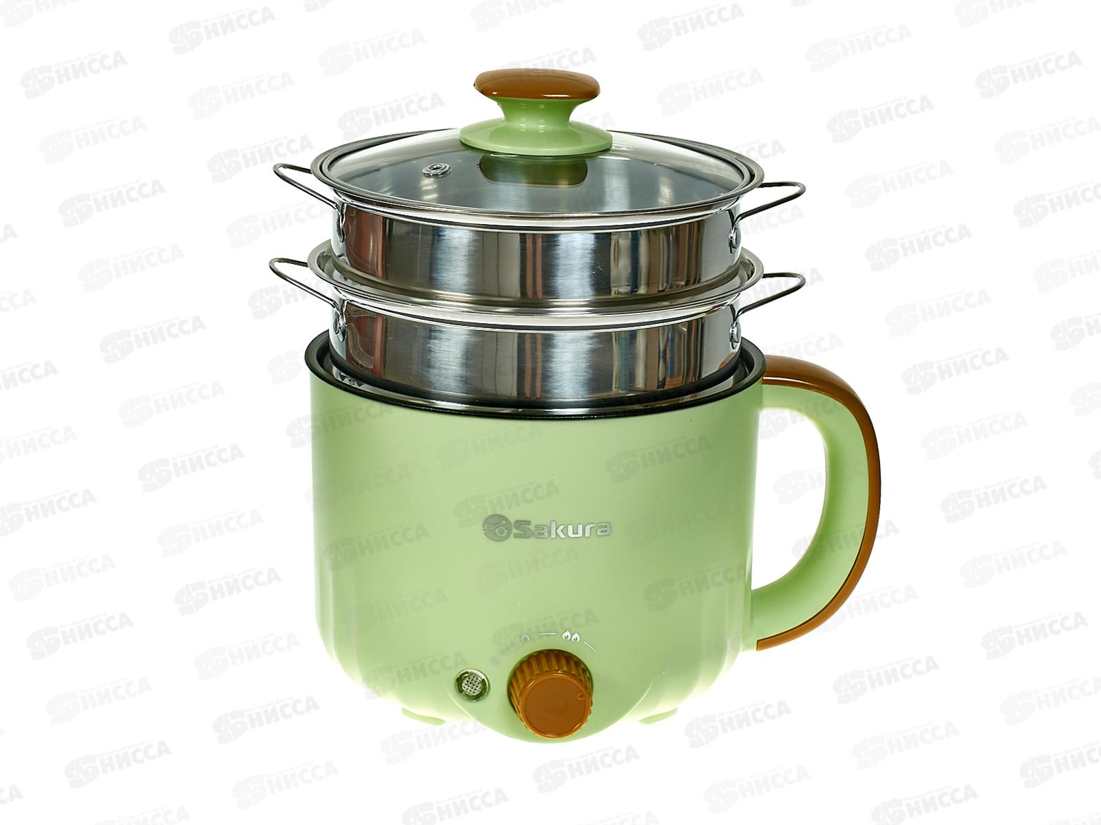 Пароварка SA-7219GR 8в1 2ч 600Вт зеленая