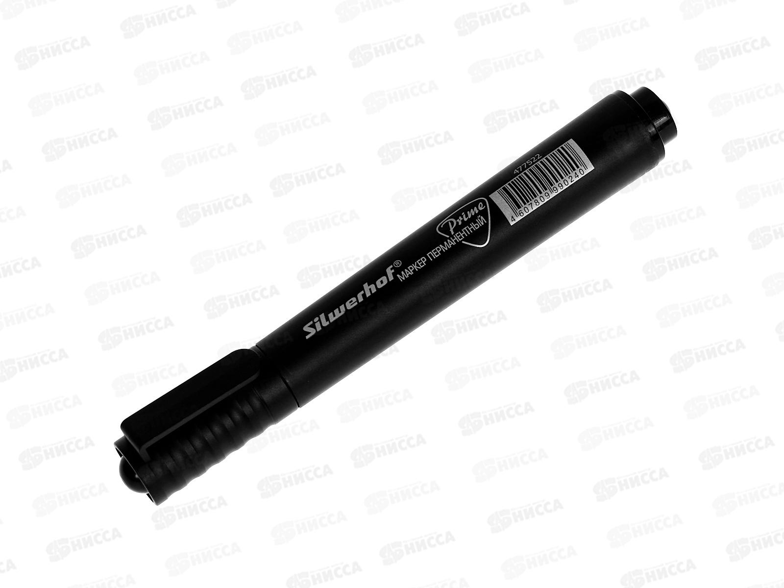 Маркер SILWERHOF Prime , 1-3мм, черн., 477522 *12/480