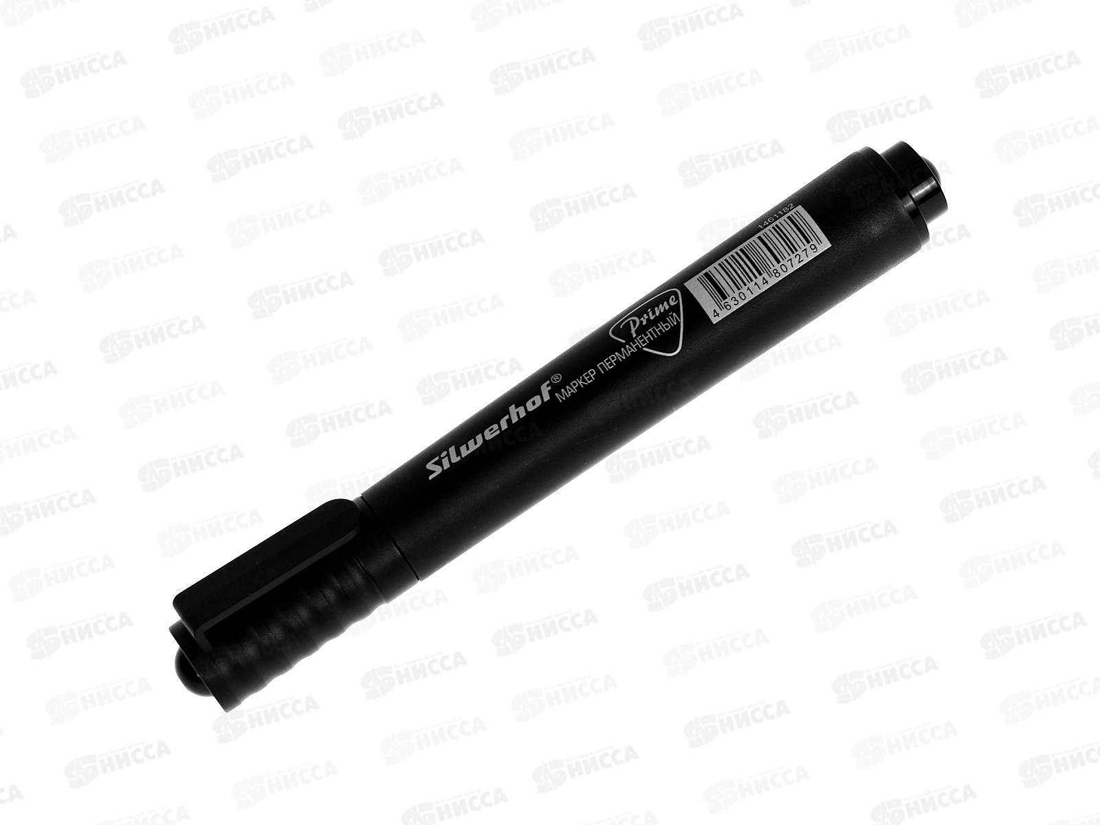 Маркер SILWERHOF Prime , 2-5мм, черн.,скош. 1461182 *12/480