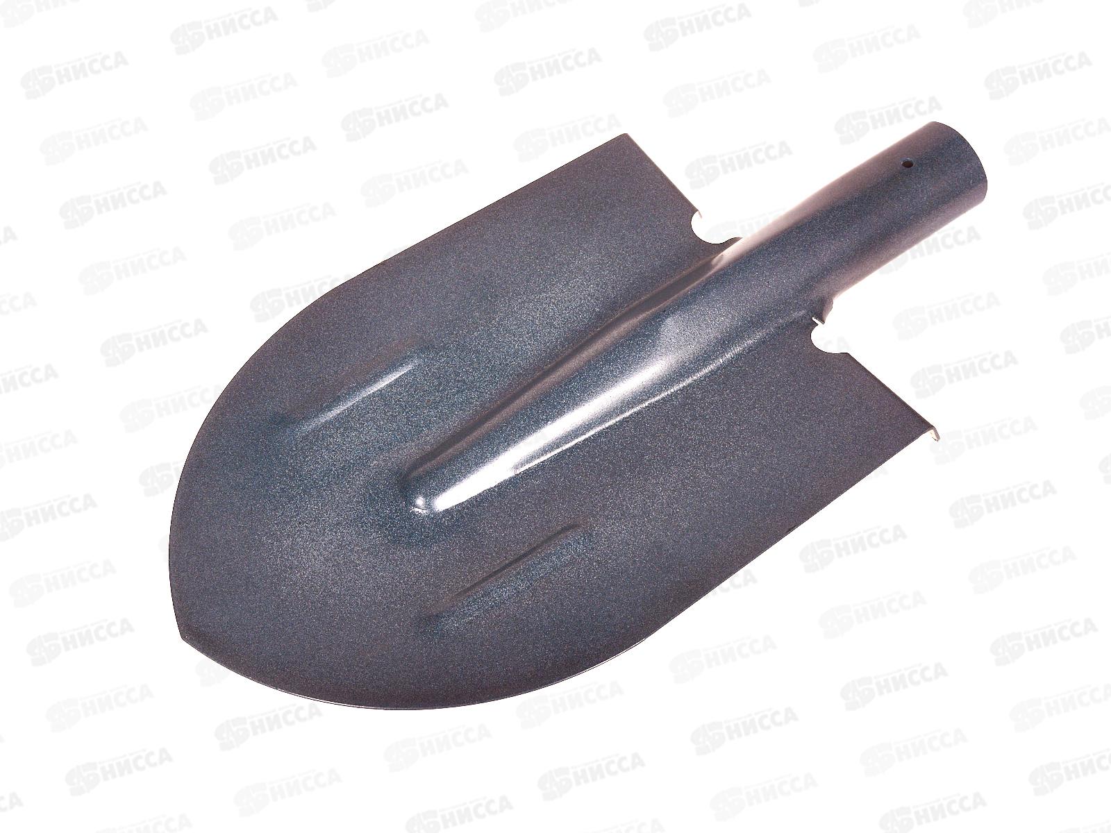 Лопата штыковая ЛКО, 215х394 ребр.жест. (рельс) порошковая окраска, тулейка d40, 24-02-037