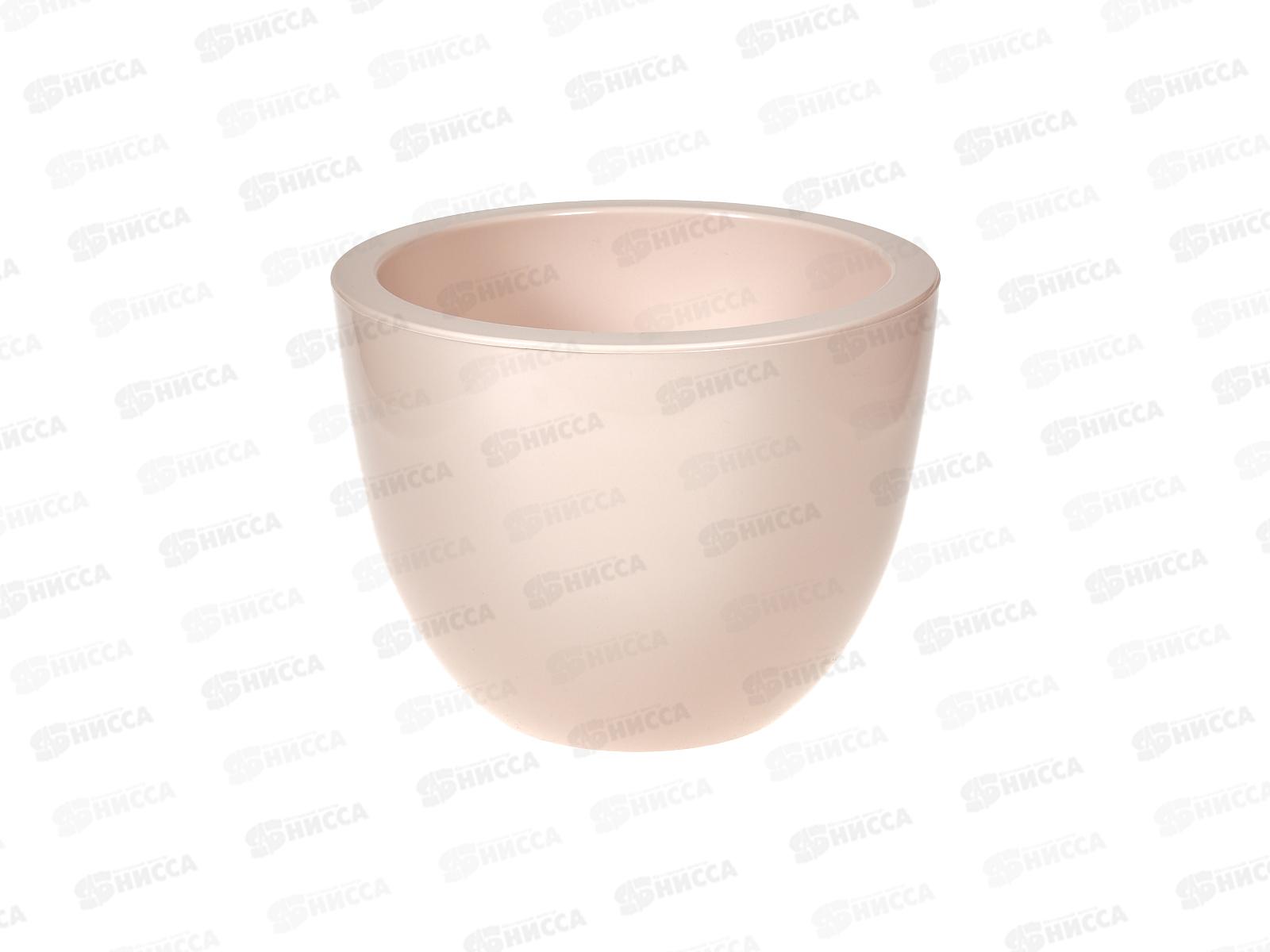 Горшок д/цветов Орфей 2,3л пудра (с вкладкой) d17,5 ОРф 17-24  *5