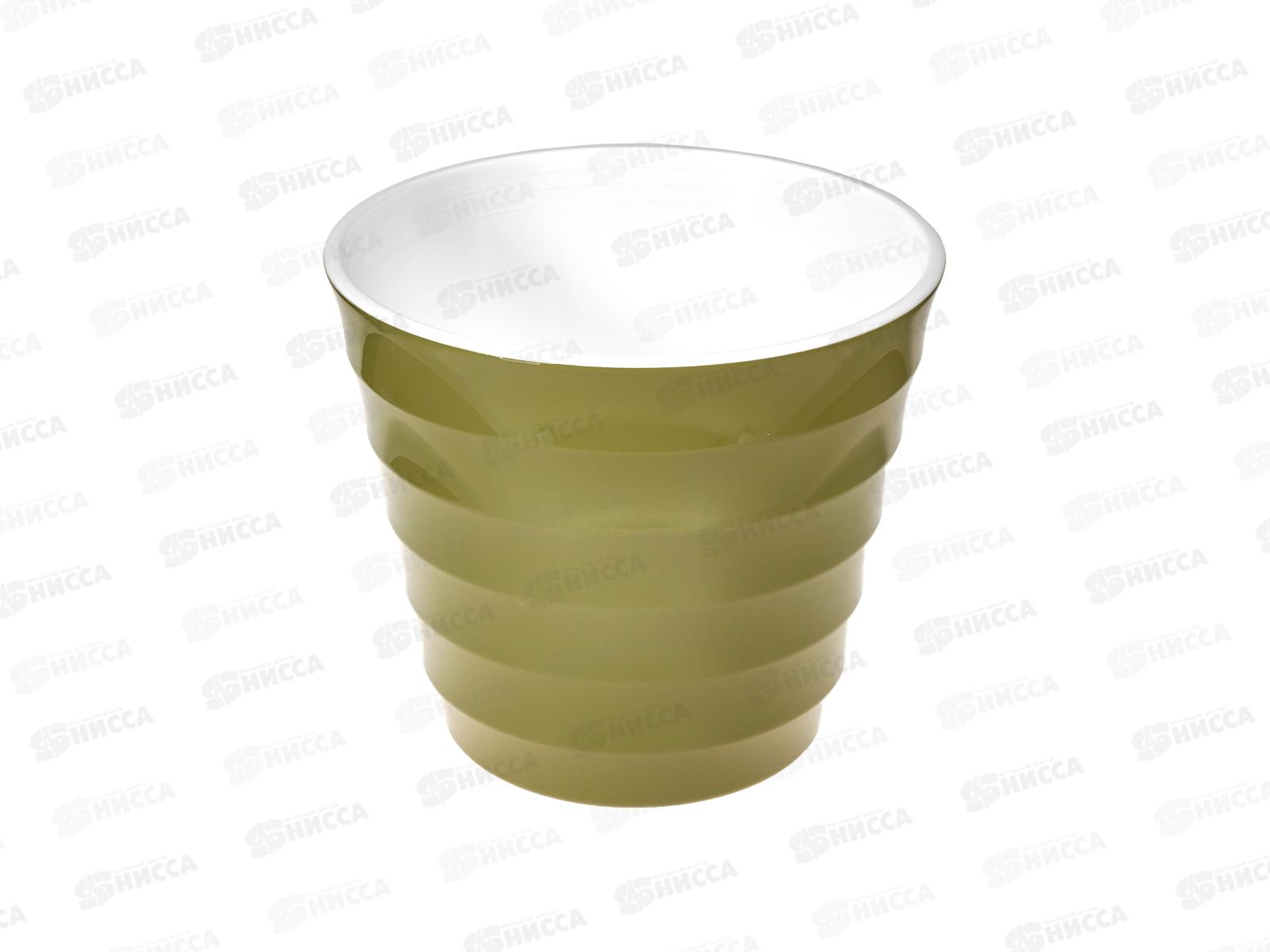 Горшок для цветов Лаура 6л  Папоротник d25 h22,5 с вкладкой  *9