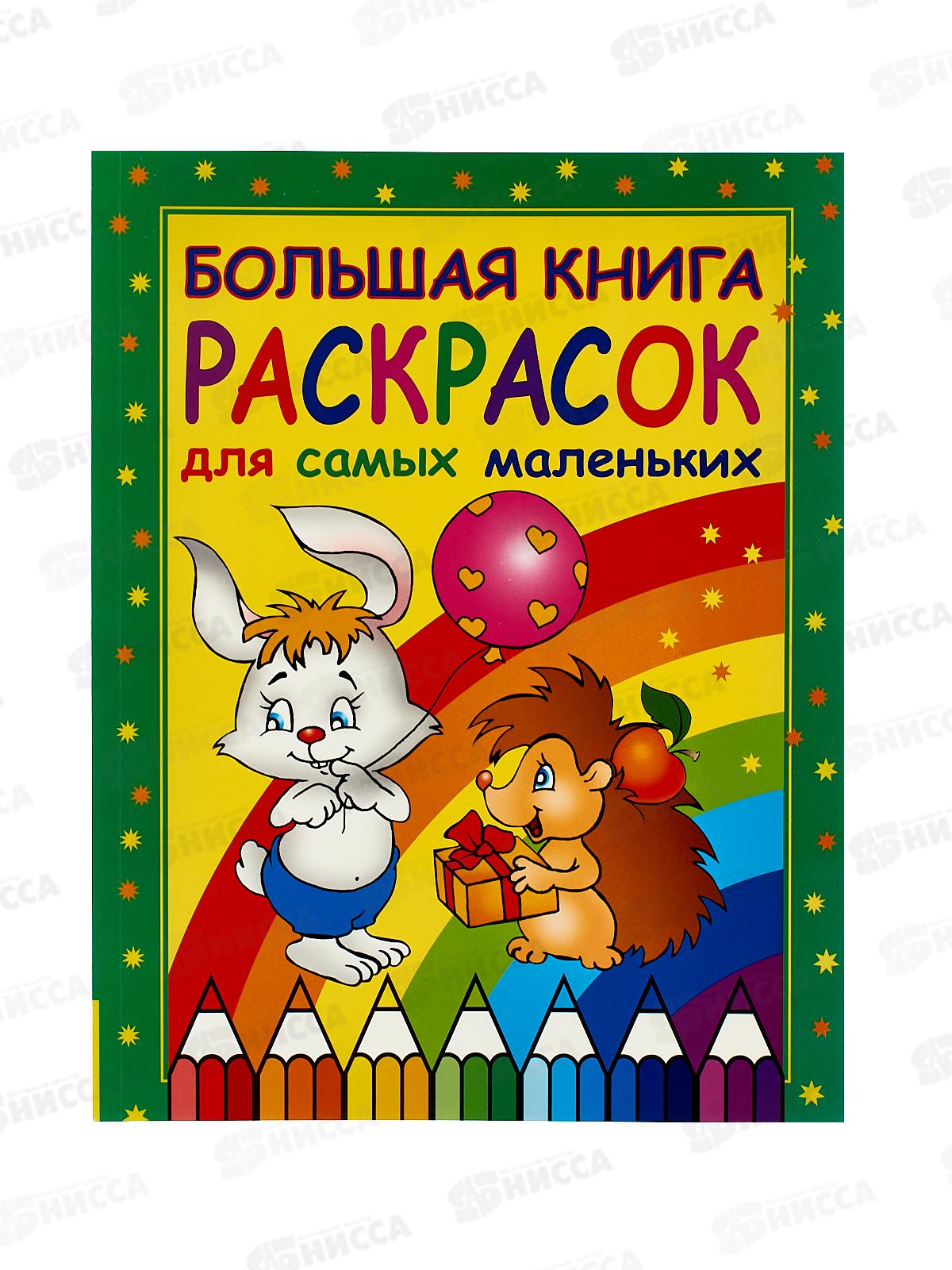 Раскраска Росмэн Большая книга раскрасок д/самых маленьких 3841 *1