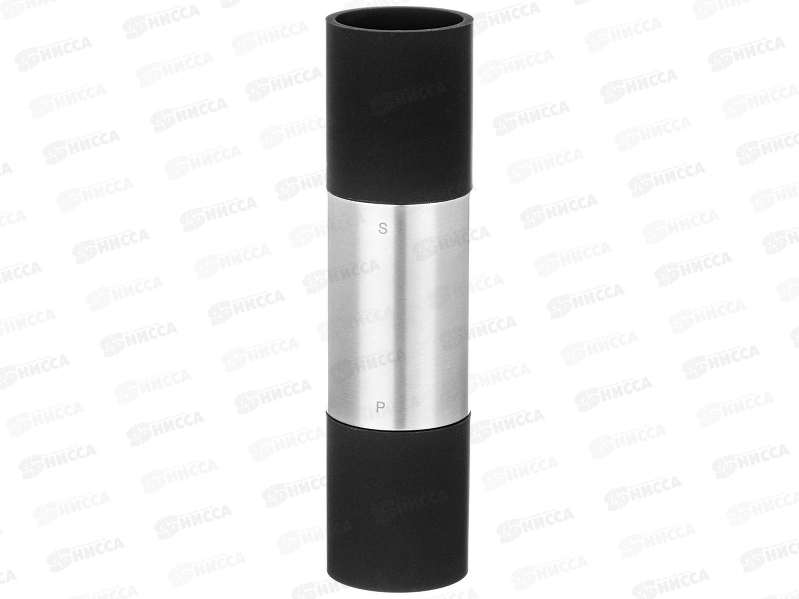 Мельница для соли и перца Agness черная 2в1671-113