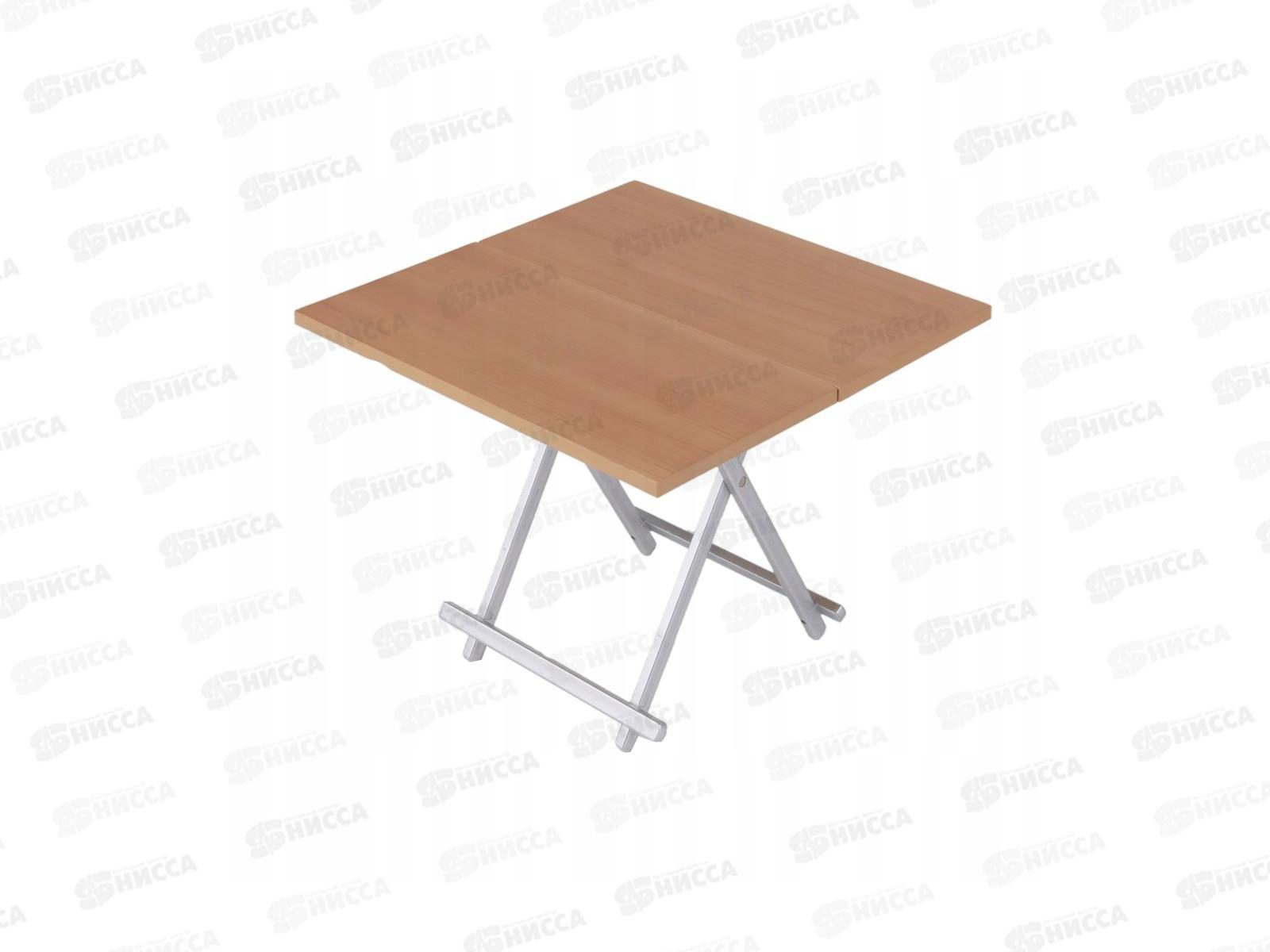 Стол складной пласт.покрытие 70*70см мет+дерево (015364)  *6  Ж