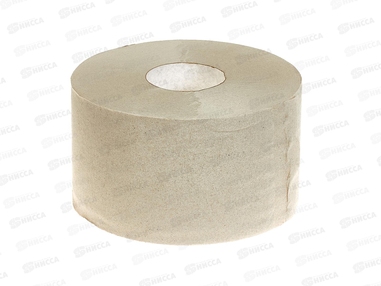 Бумага  туалетная  BERRY проф. 1слойная, 200м на втулке вторсырье *12