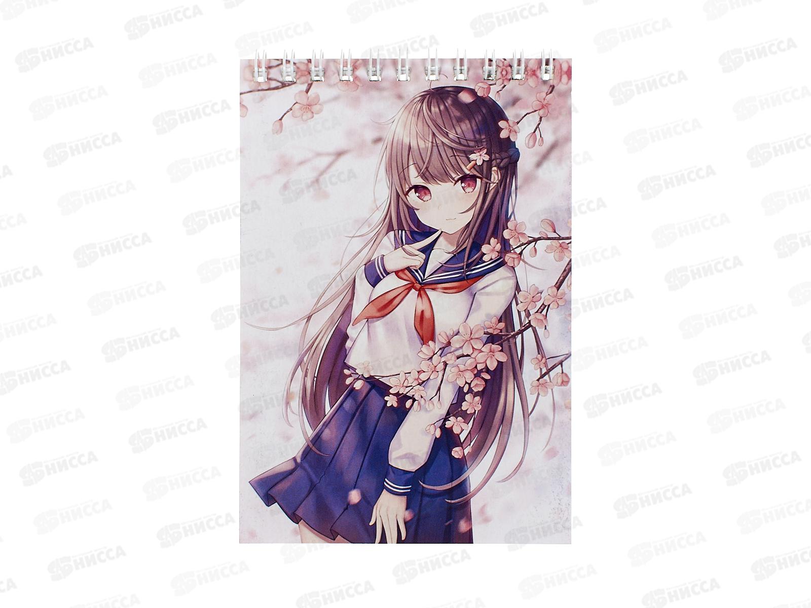 Блокнот 40л СБ А6 Anime 5, греб.верх. *10