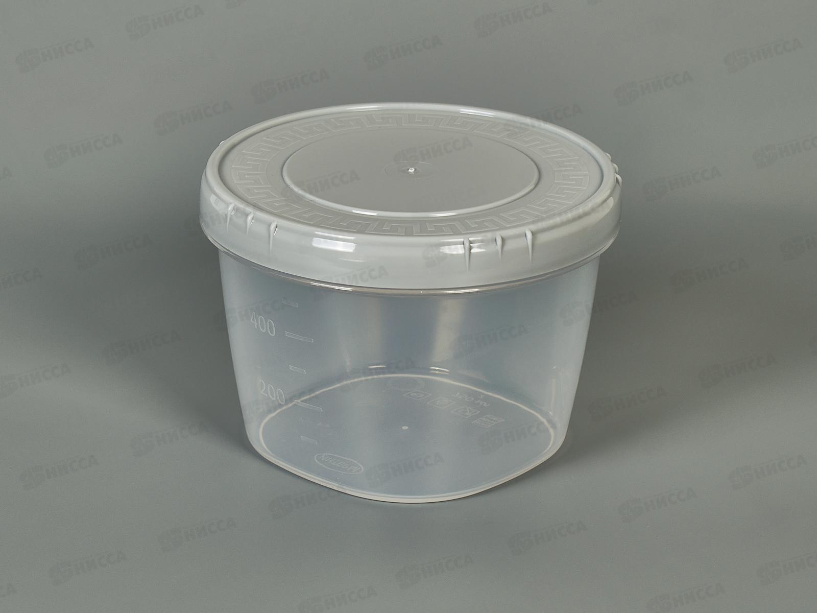 Емкость (Банка) 750мл крышка серая  *50