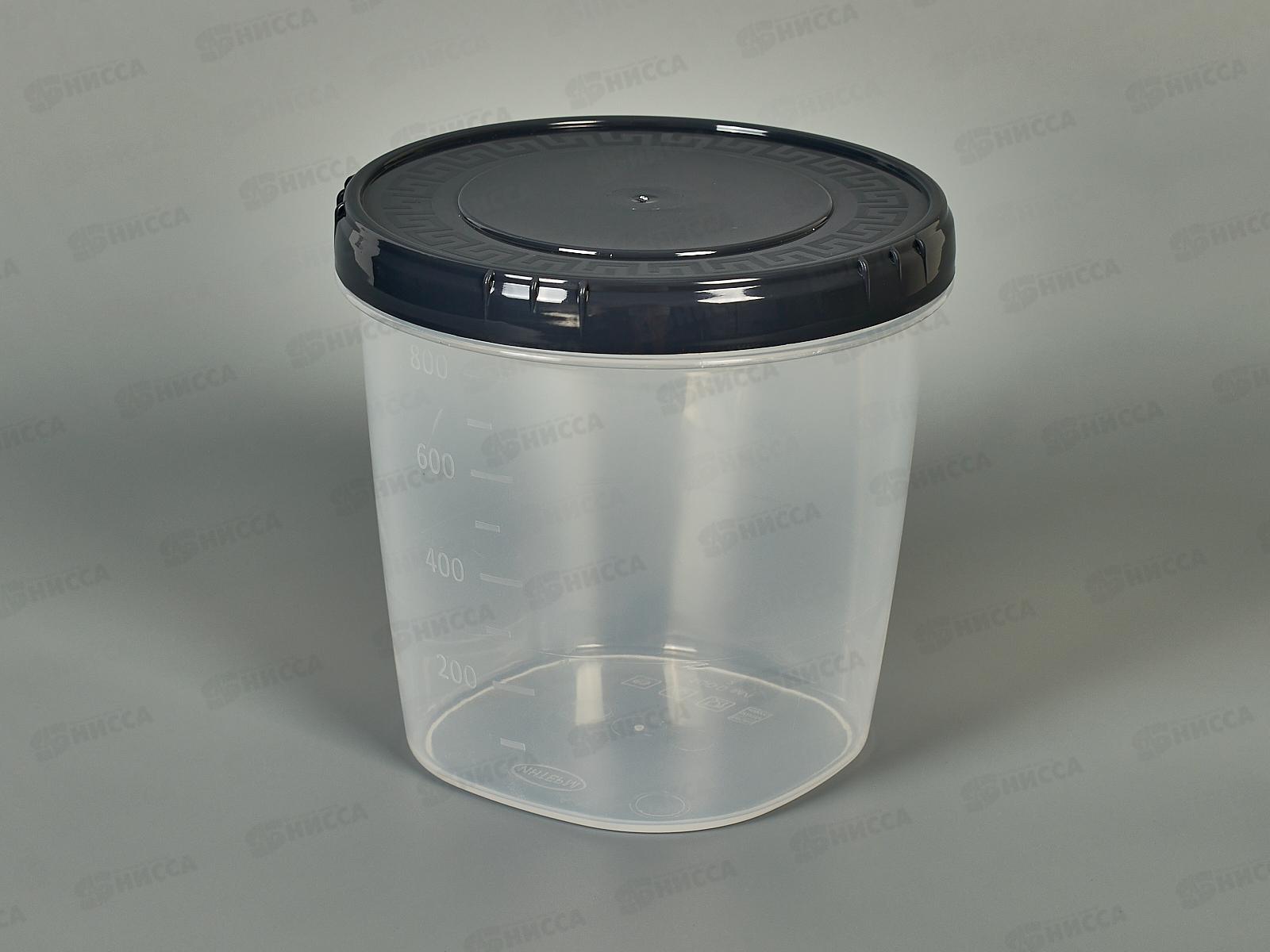 Емкость (Банка) 1л крышка графитовая *40  ИНТ