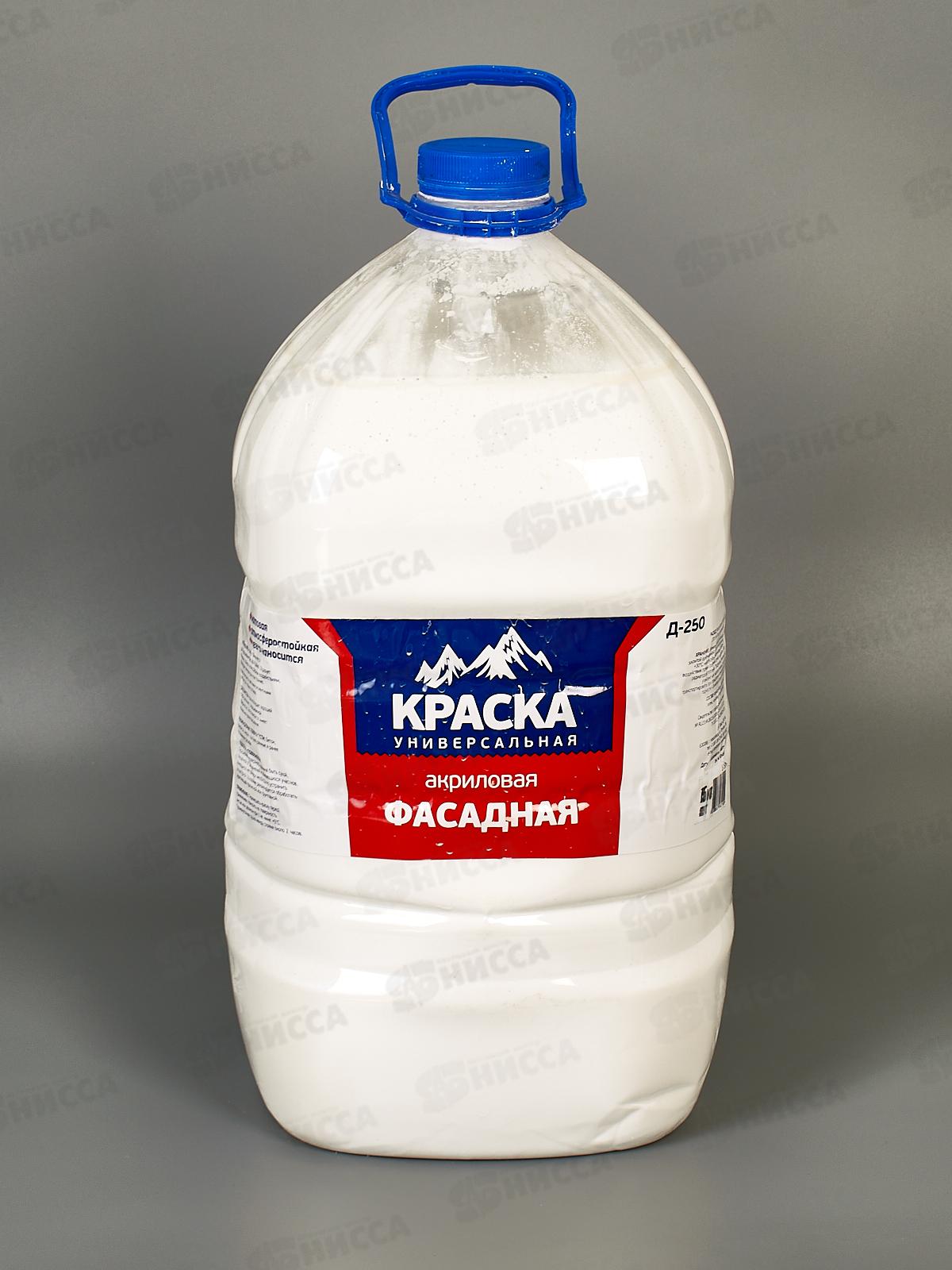 Краска акриловая фасадная Д-250 15кг ПЭТ