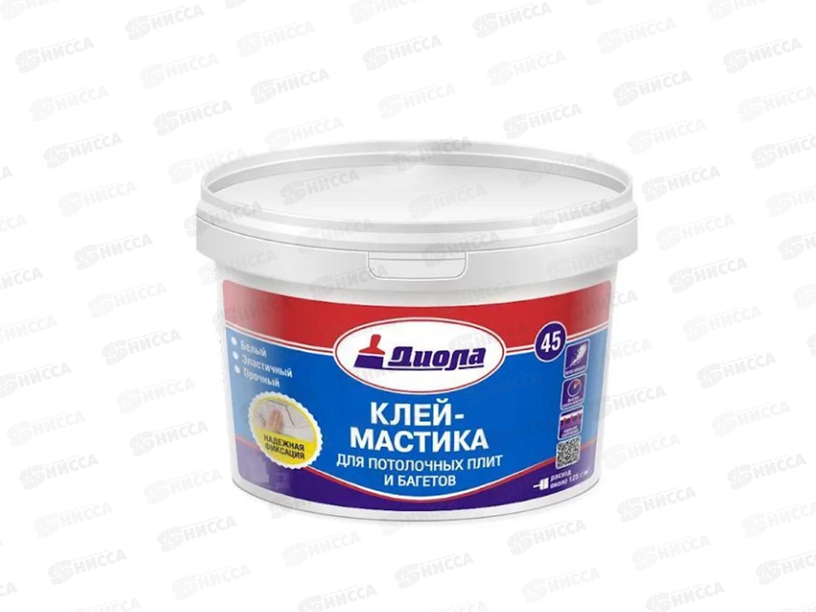 Мастика для потолочной плитки и багет Д-45 3,0кг